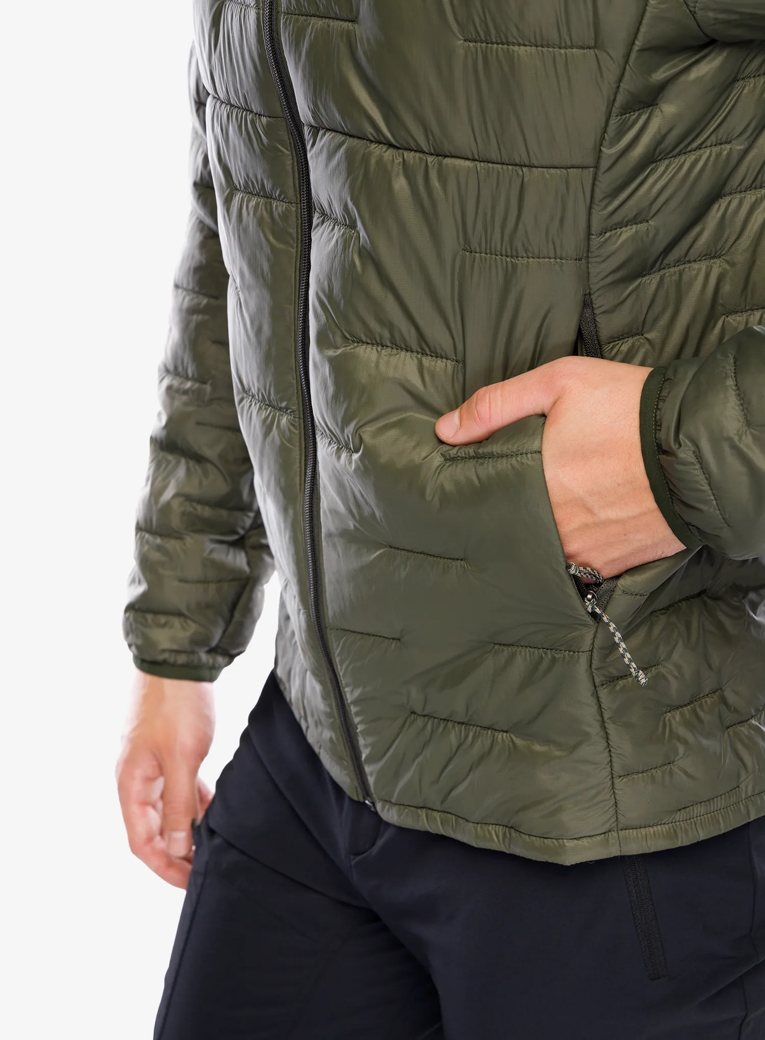 Sintetična jakna Patagonia Micro Puff Hoody - pine needle green
