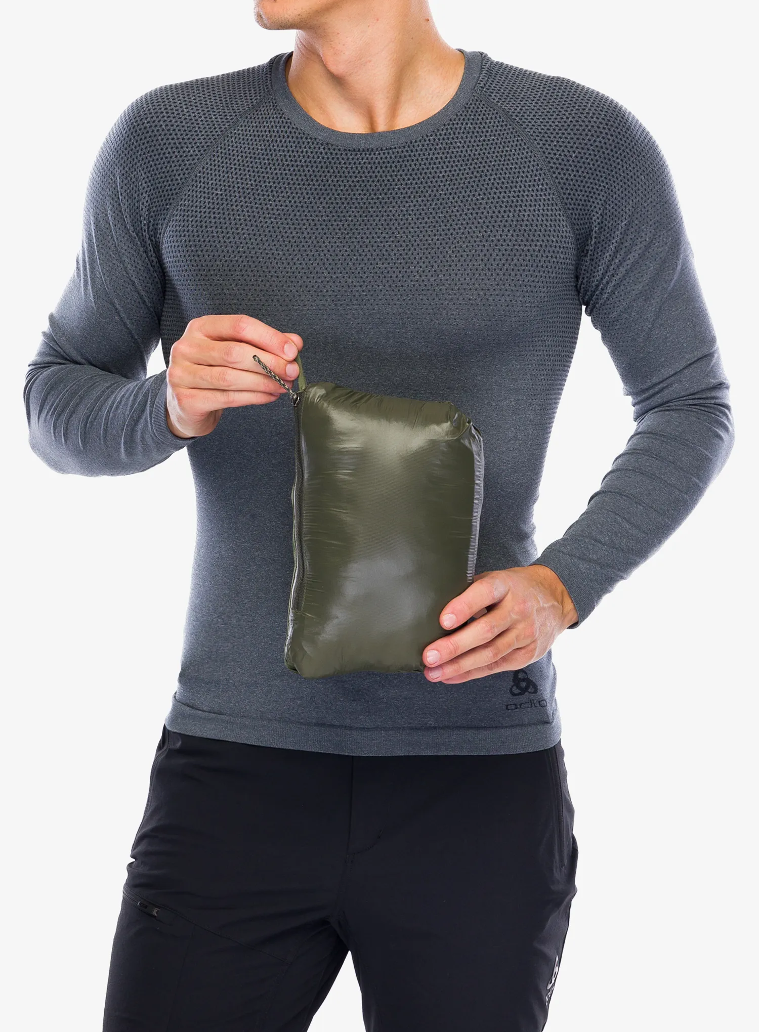 Sintetična jakna Patagonia Micro Puff Hoody - pine needle green
