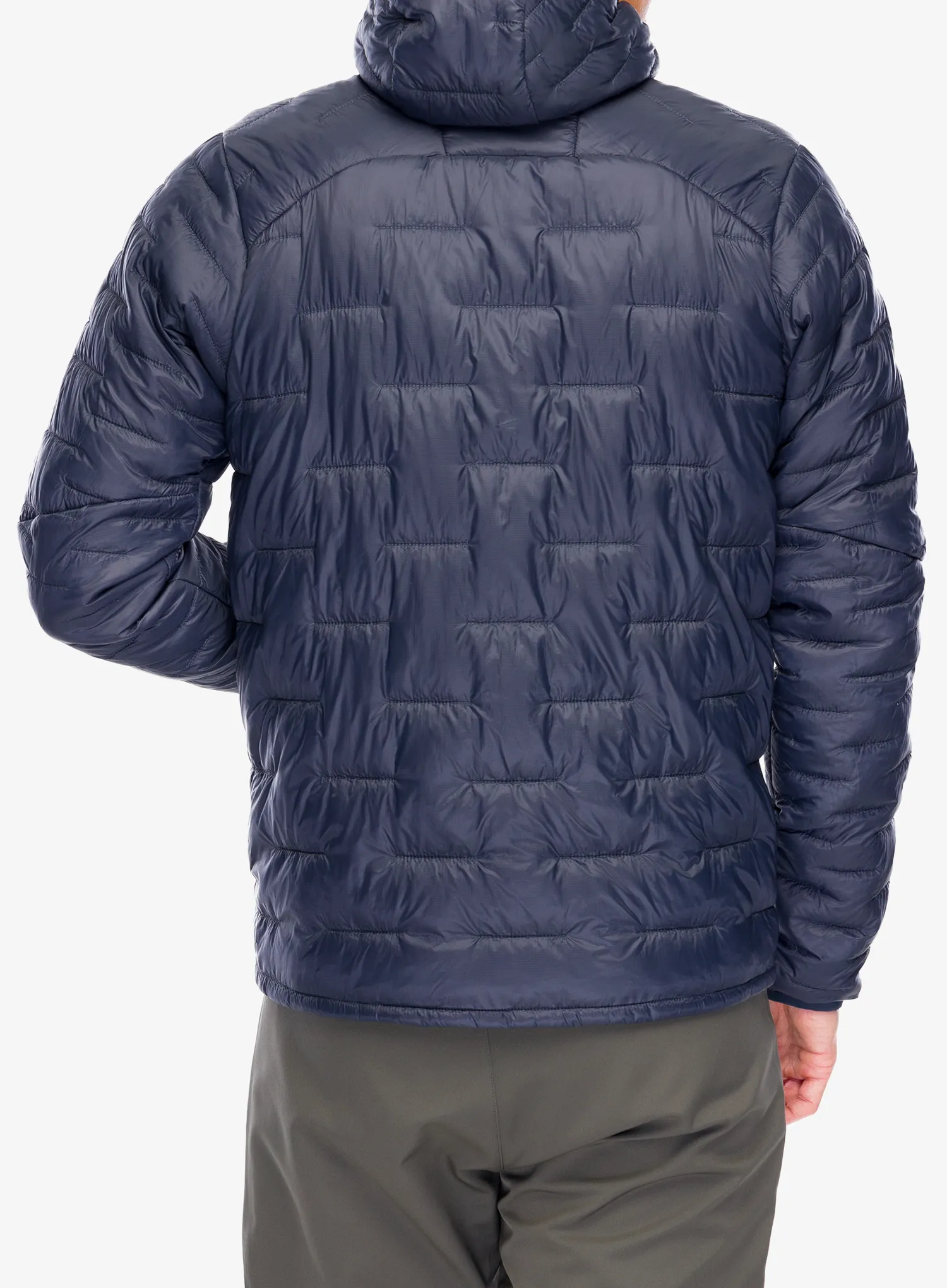 Sintetična jakna Patagonia Micro Puff Hoody - smolder blue/raptor brown blk