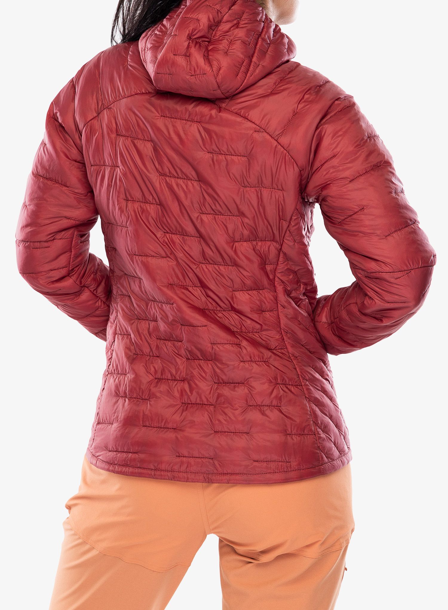 Ženska sintetična jakna Patagonia Micro Puff Hoody - oxide red