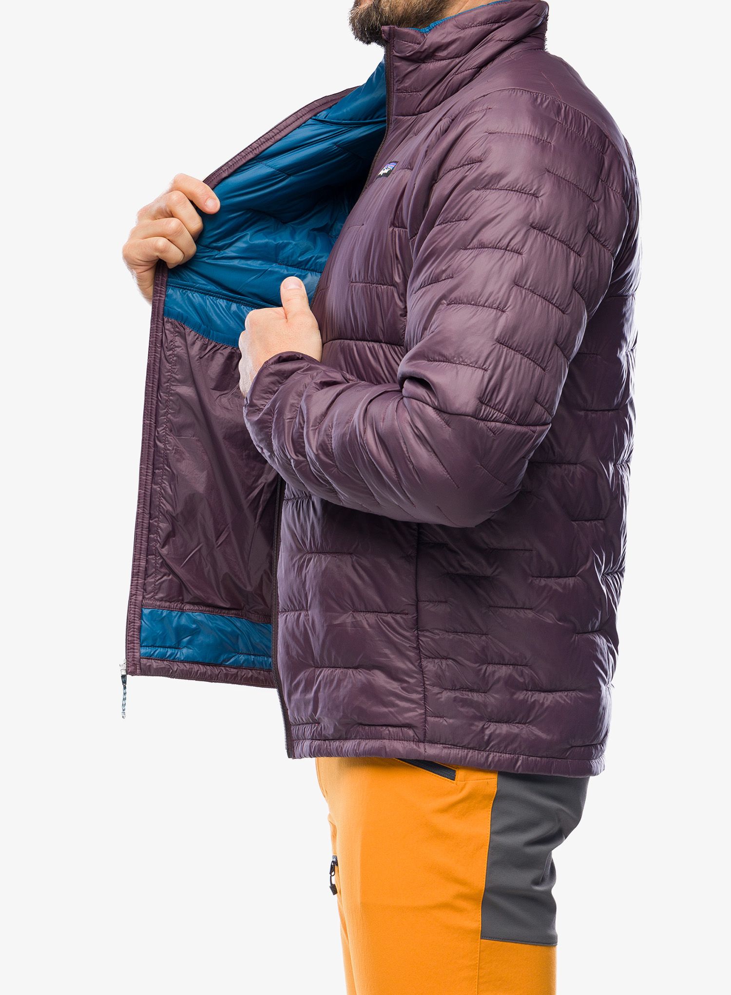 Sintetična jakna Patagonia Micro Puff Jacket - obsidian plum