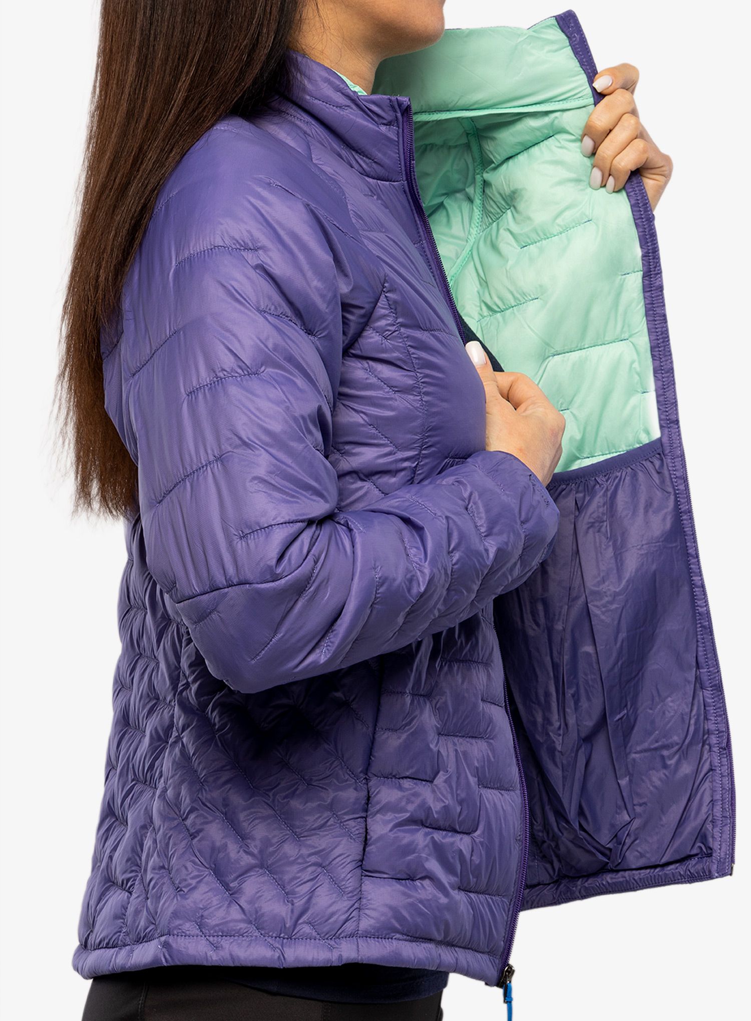 Ženska sintetična jakna Patagonia Micro Puff Jacket - perennial purple