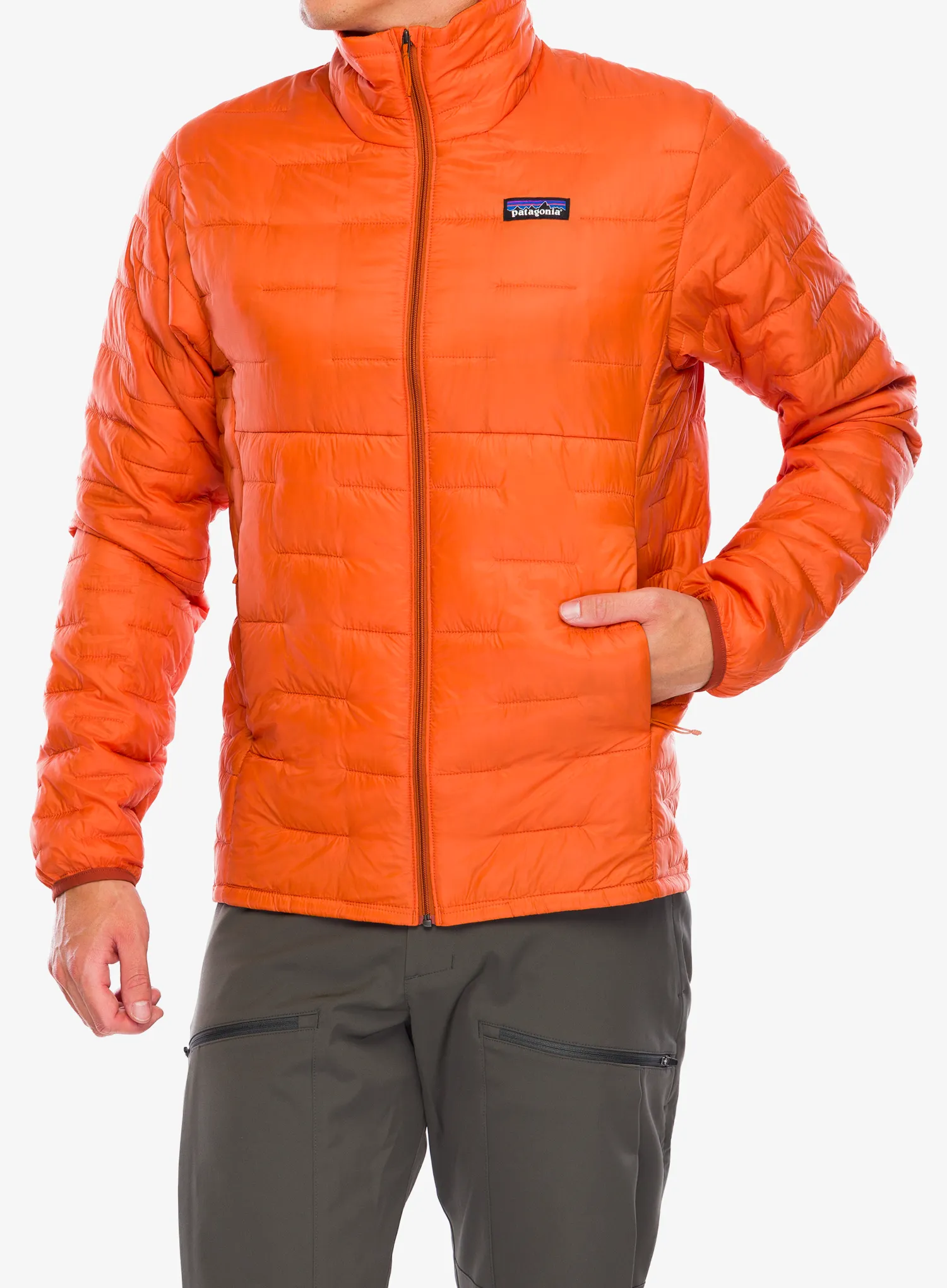 Sintetična jakna Patagonia Micro Puff Jacket - redtail rust