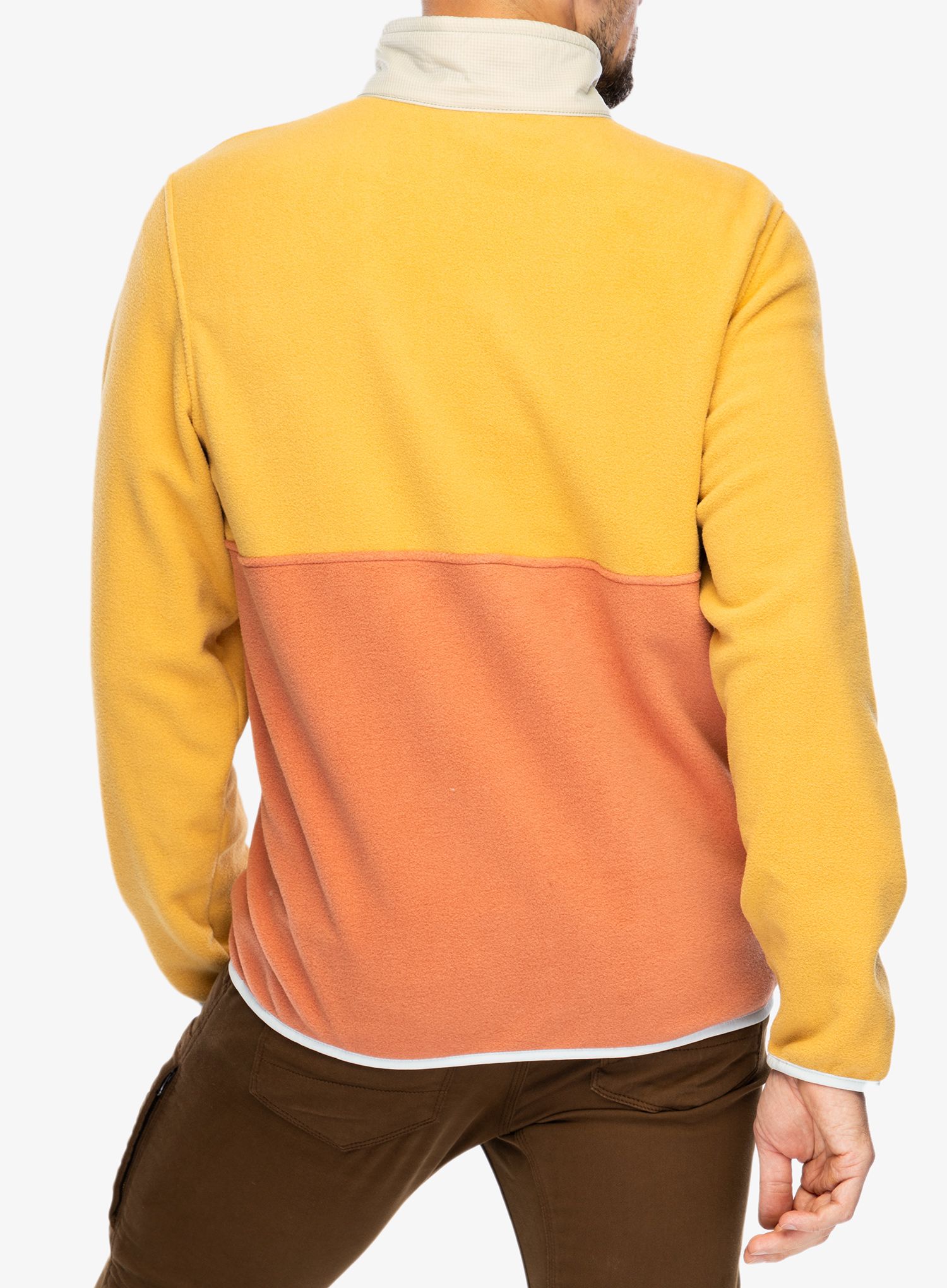 Jopica z zadrgo Patagonia Microdini 1/2 Zip - sienna clay