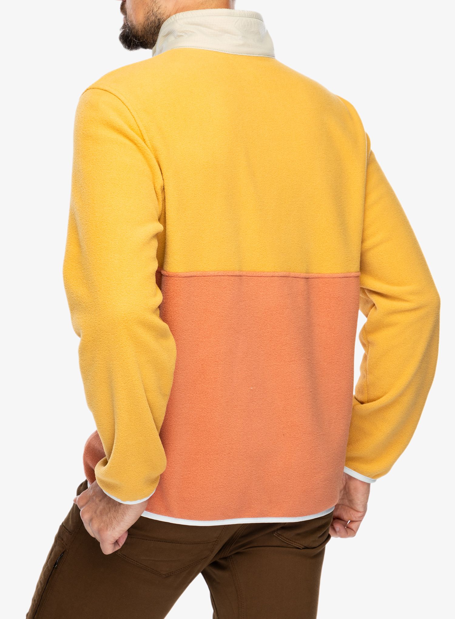 Jopica z zadrgo Patagonia Microdini 1/2 Zip - sienna clay