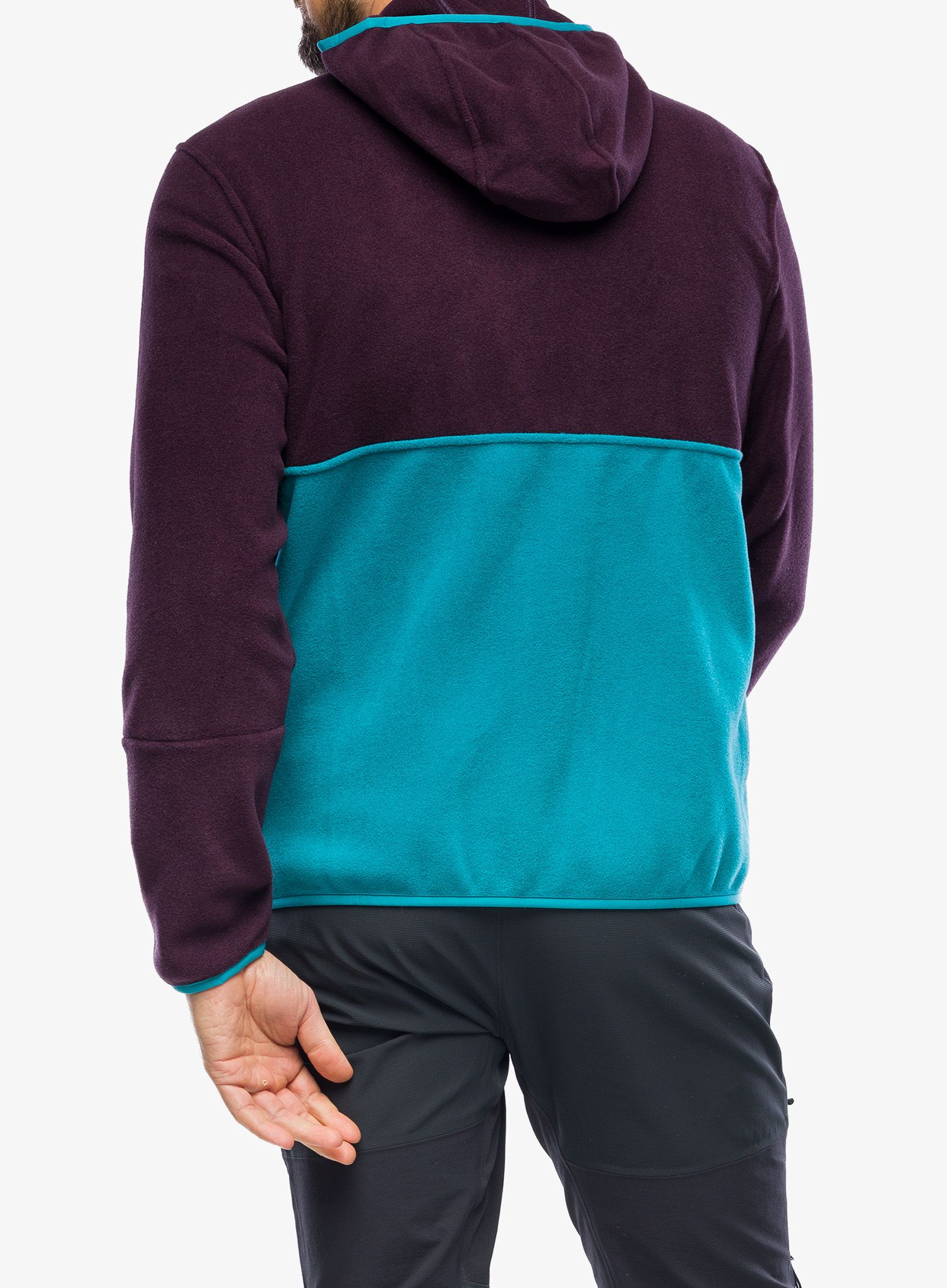 Jopica s kapuco Patagonia Microdini Hoody - belay blue