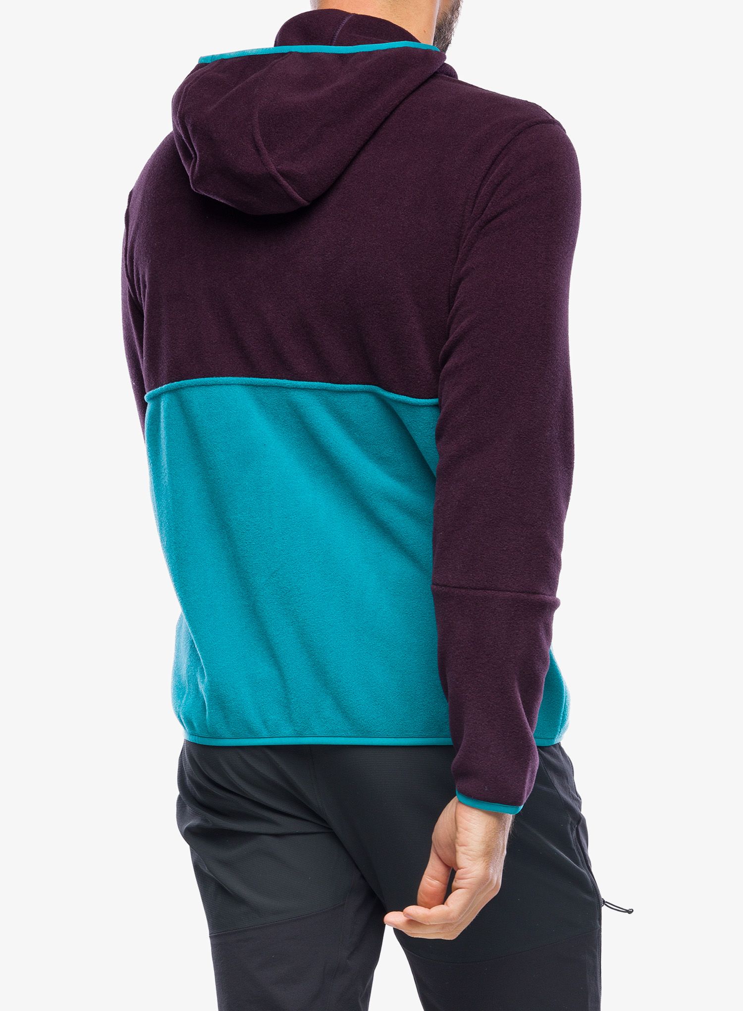 Jopica s kapuco Patagonia Microdini Hoody - belay blue