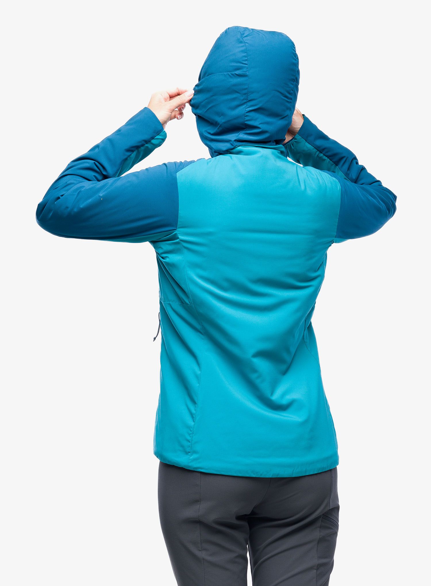 Ženska sintetična jakna Patagonia Nano-Air Hoody - belay blue