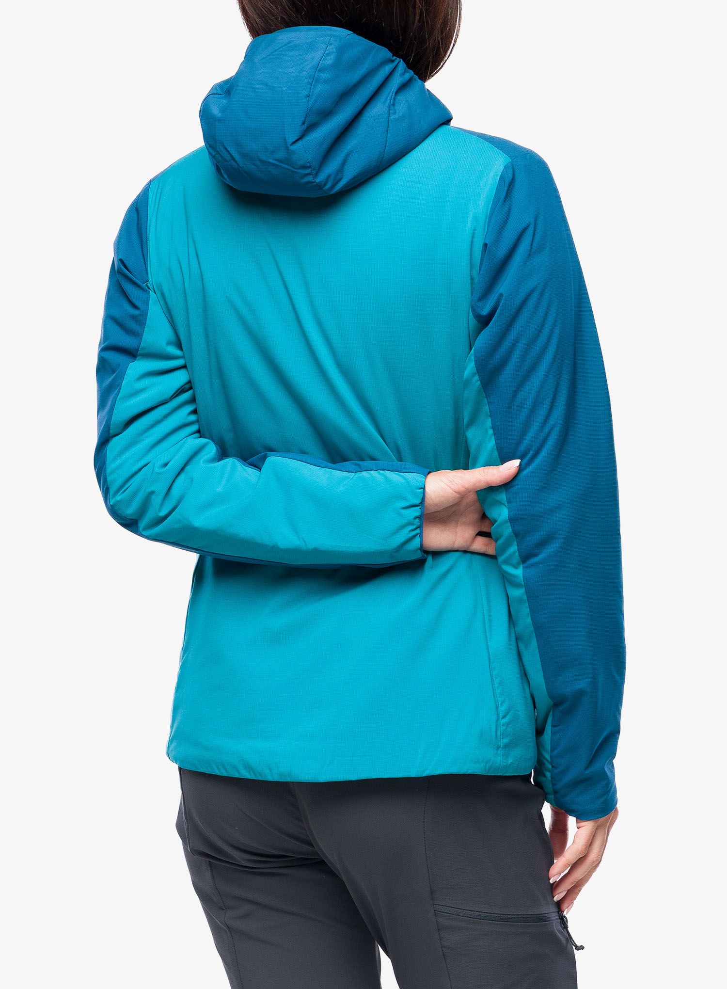 Ženska sintetična jakna Patagonia Nano-Air Hoody - belay blue
