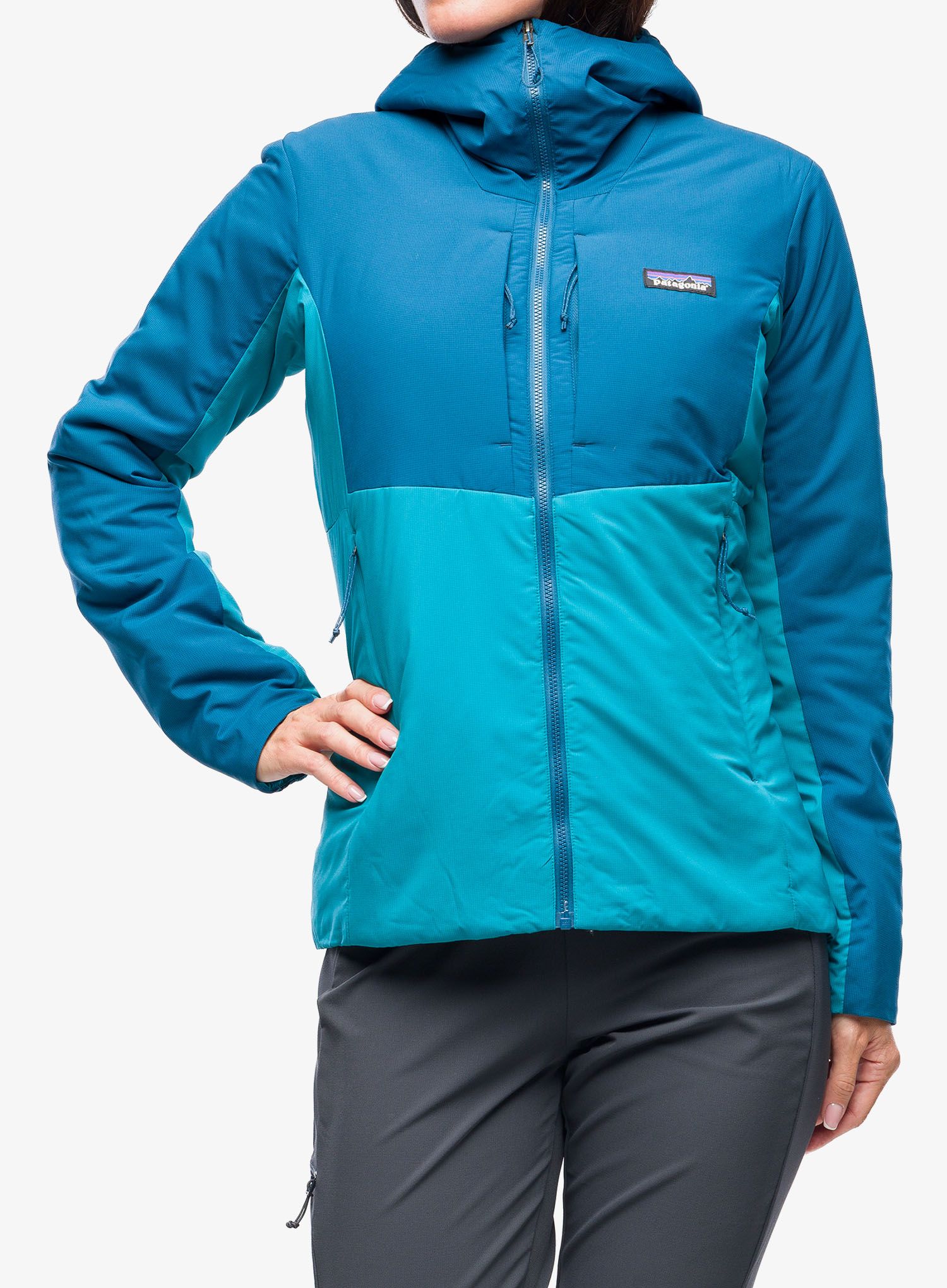 Ženska sintetična jakna Patagonia Nano-Air Hoody - belay blue