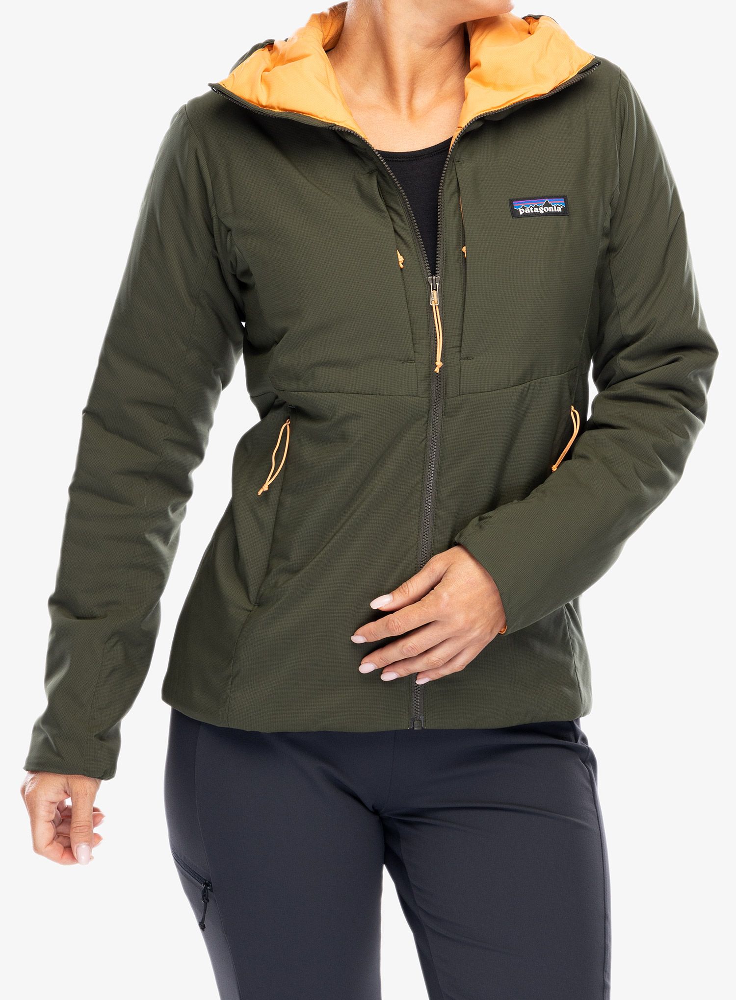 Ženska sintetična jakna Patagonia Nano-Air Hoody - pine needle green