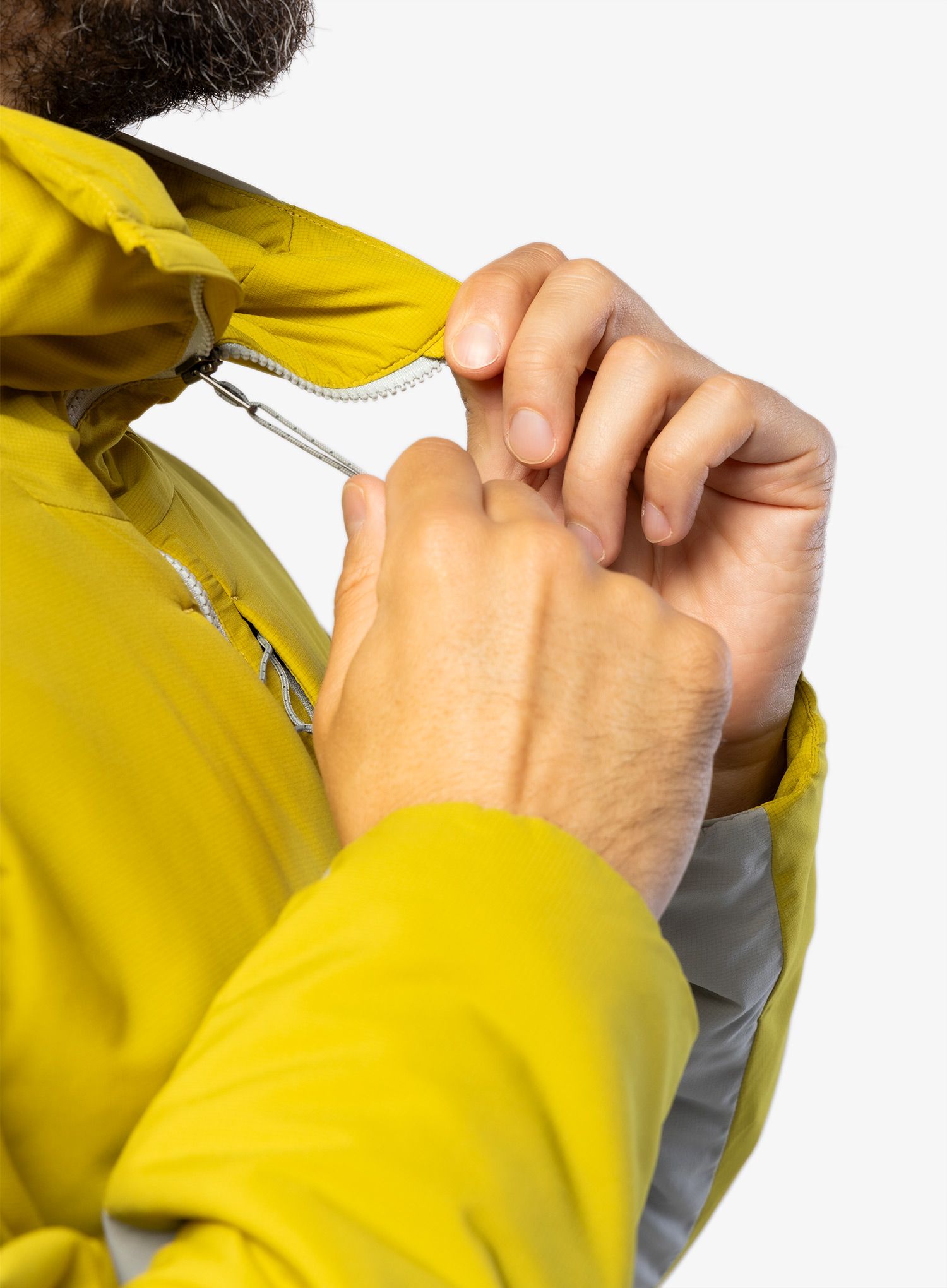 Sintetična jakna Patagonia Nano-Air Hoody - sleet green