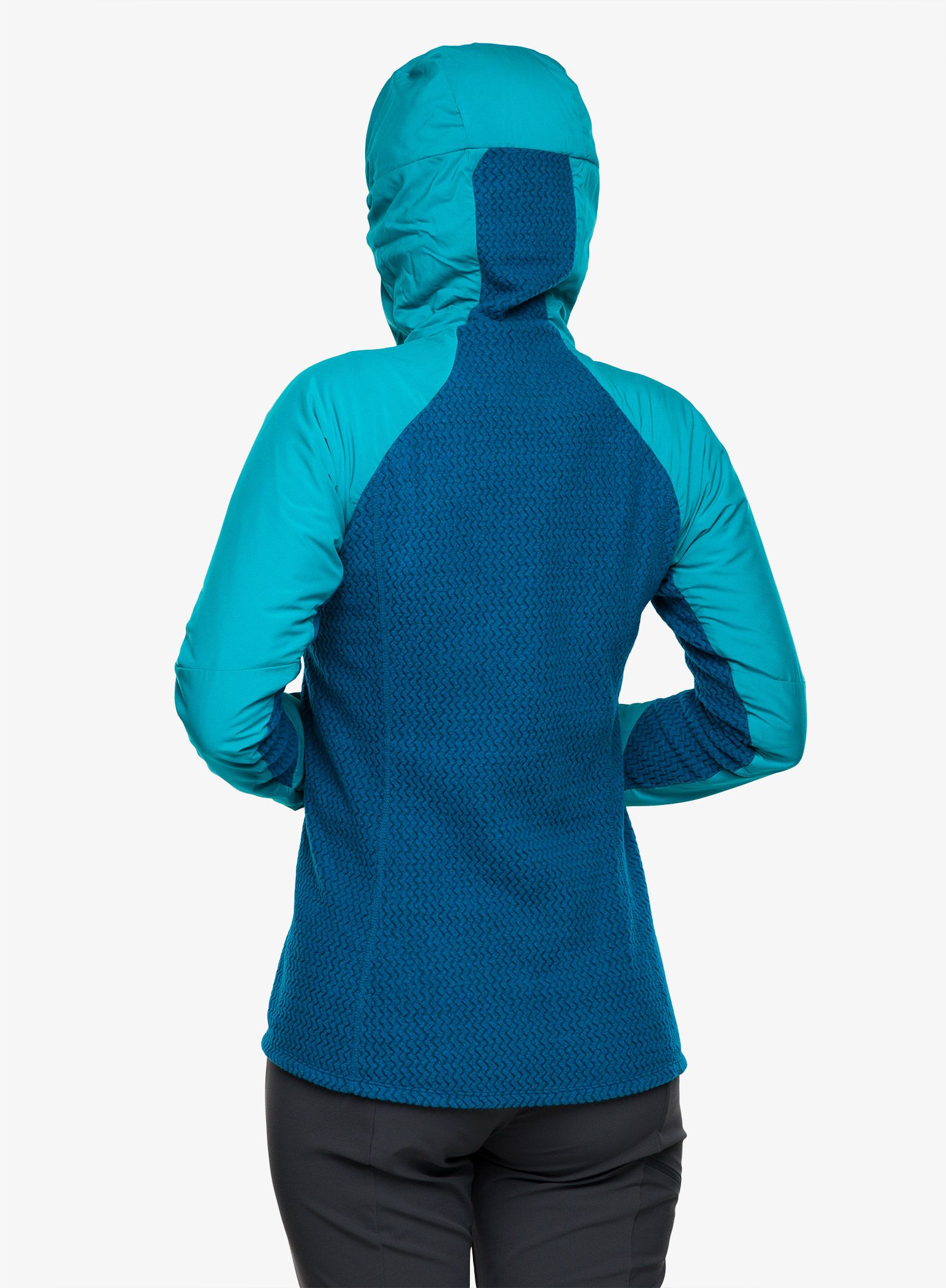 Ženska jakna Patagonia Nano-Air Light Hybrid Hoody - belay blue