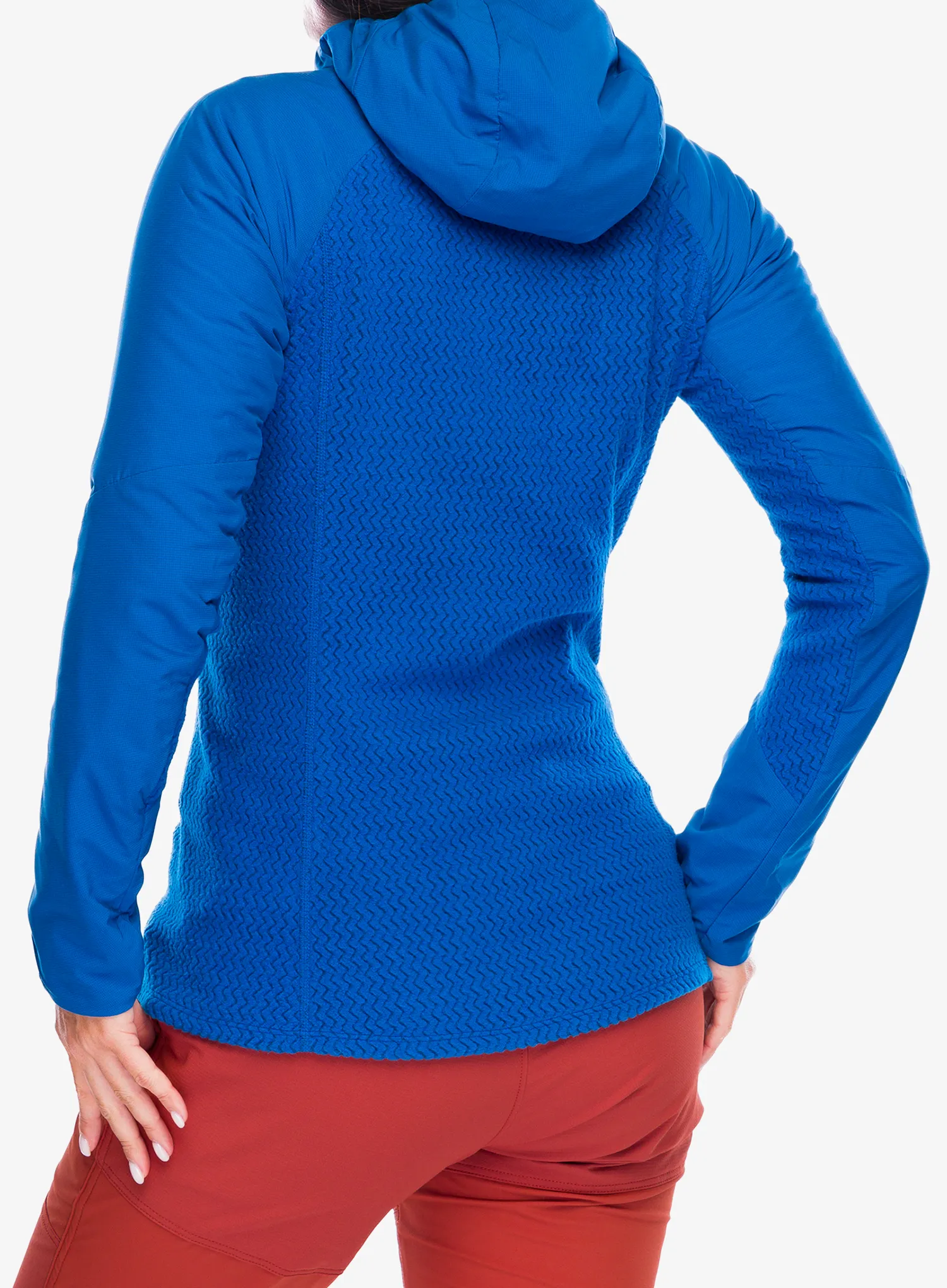 Ženska hibridna jakna Patagonia Nano-Air Light Hybrid Hoody - endles blue