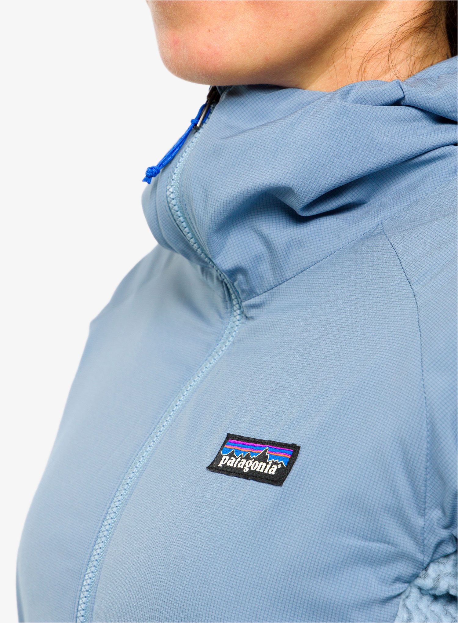Ženska hibridna jakna Patagonia Nano-Air Light Hybrid Hoody - light plume grey