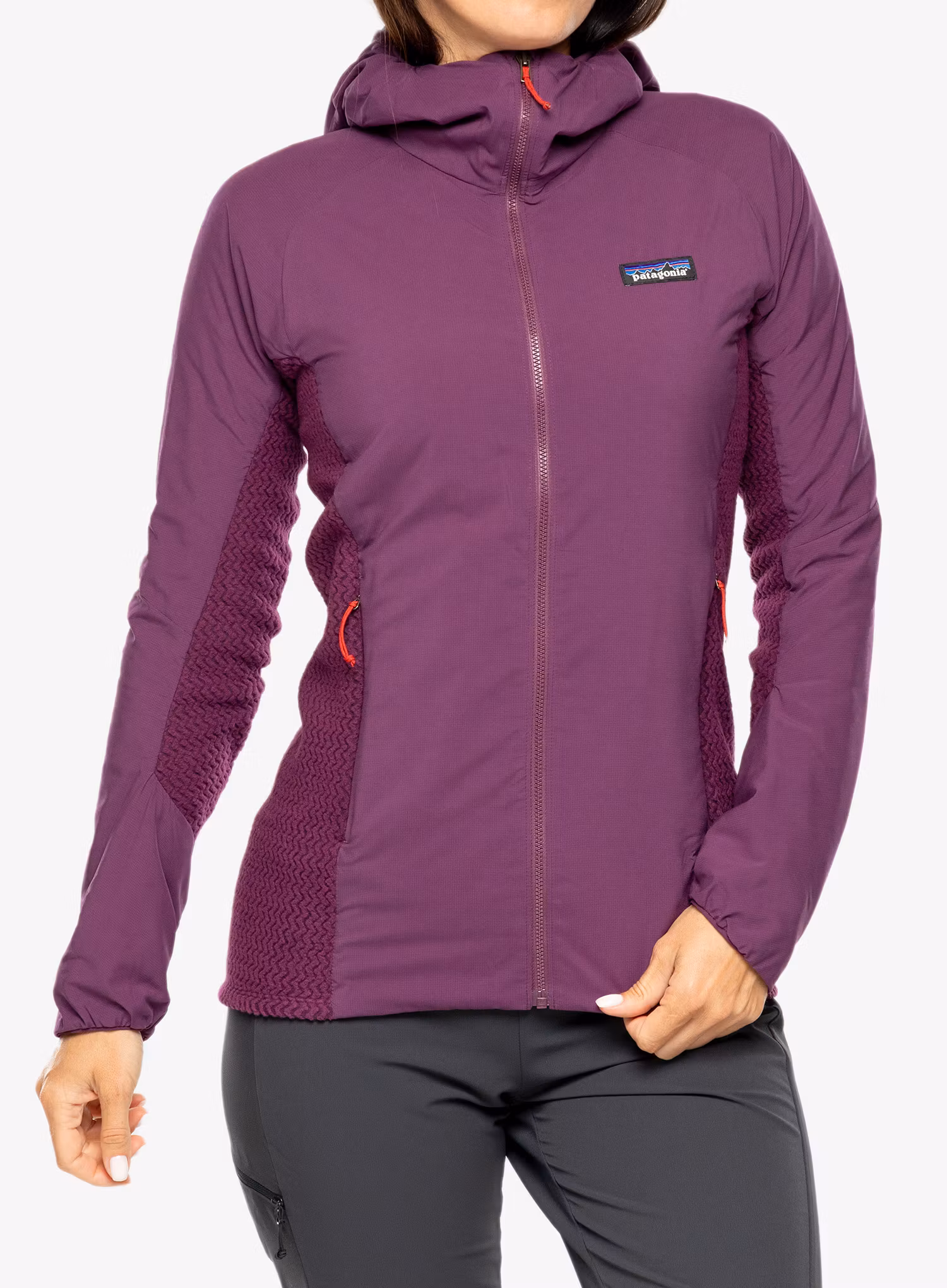 Ženska hibridna jakna Patagonia Nano-Air Light Hybrid Hoody - night plum