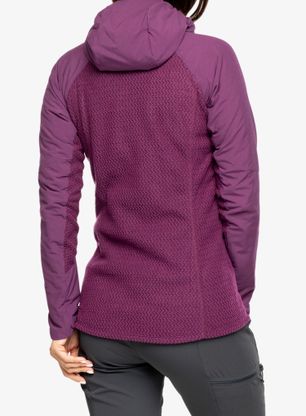 Ženska hibridna jakna Patagonia Nano-Air Light Hybrid Hoody - night plum