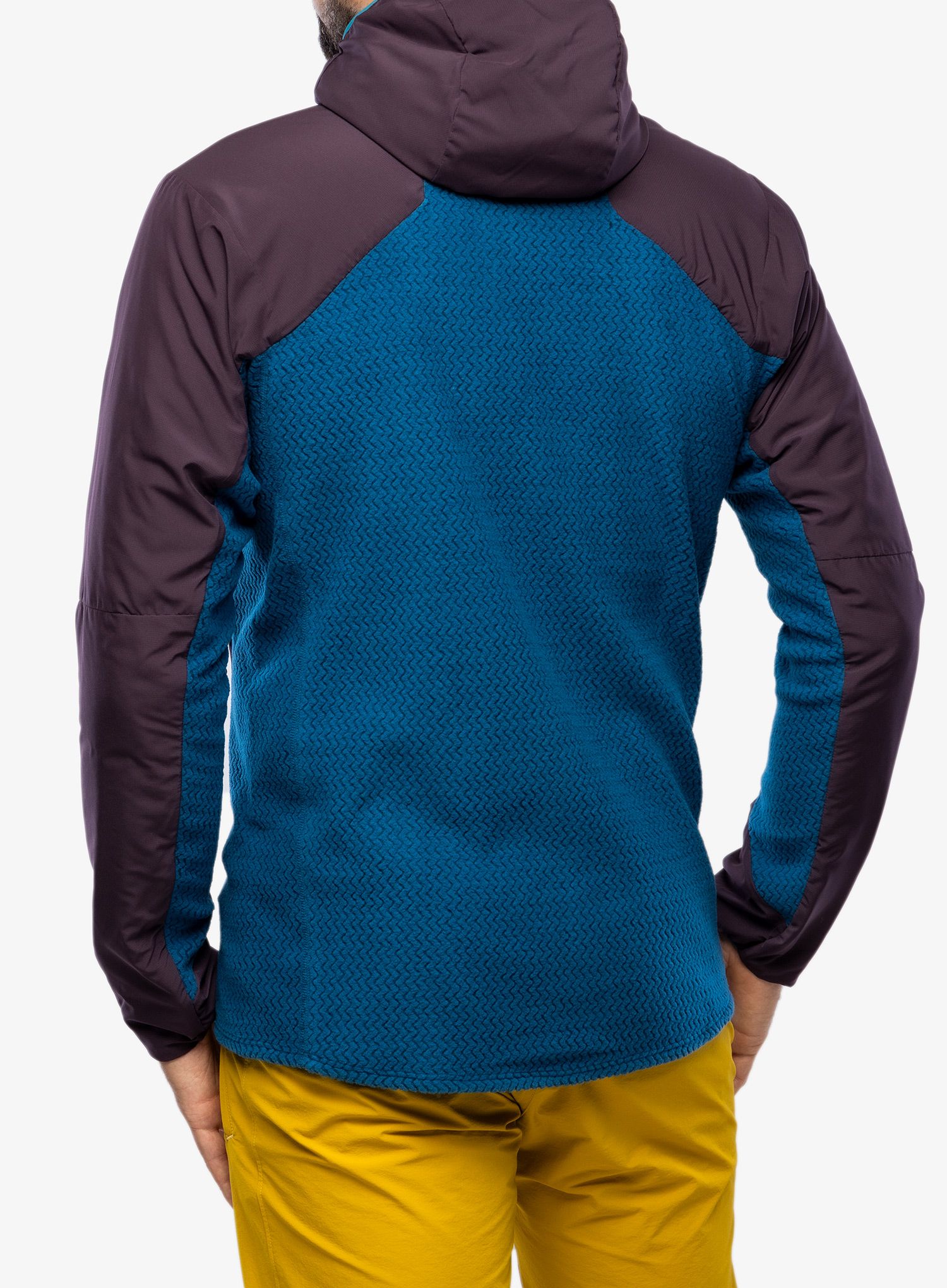 Moška jakna Patagonia Nano-Air Light Hybrid Hoody - obsidian plum