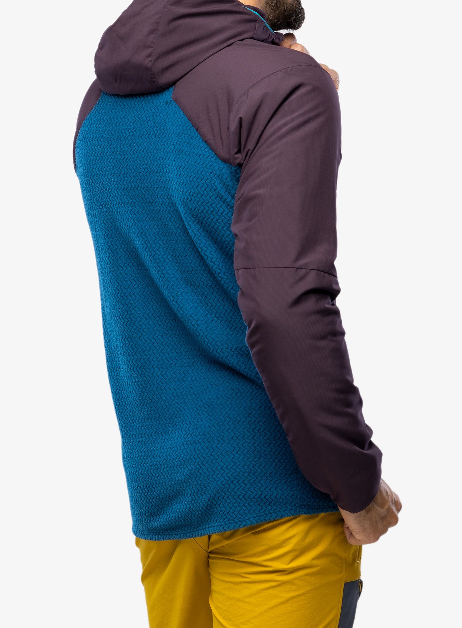 Moška jakna Patagonia Nano-Air Light Hybrid Hoody - obsidian plum