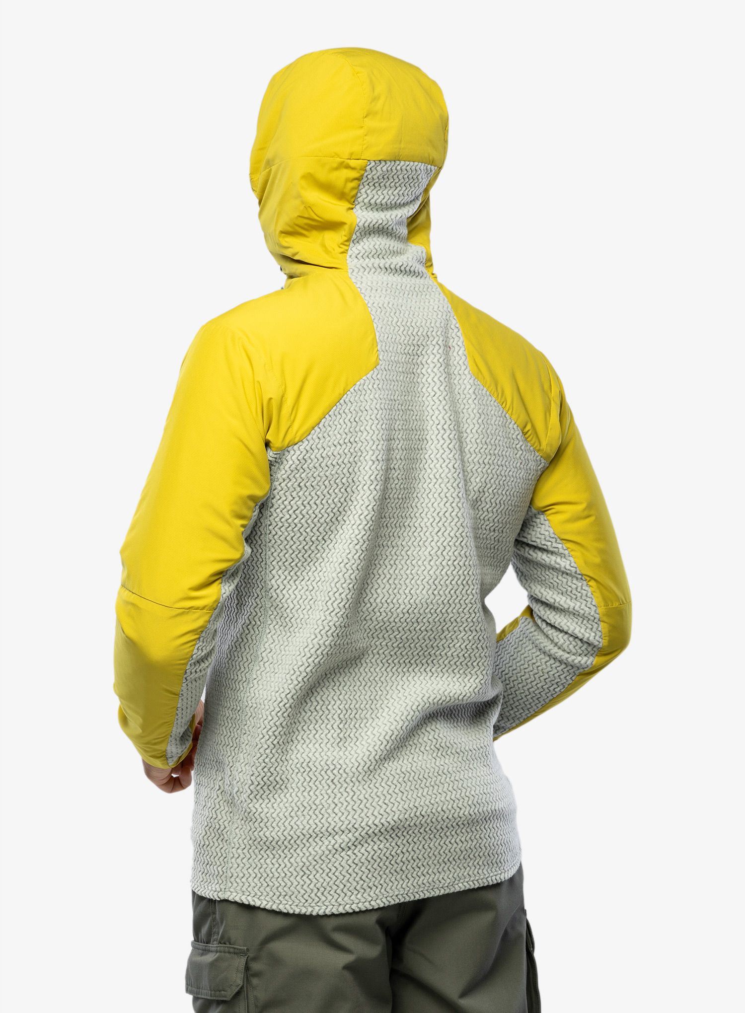 Hibridna jakna Patagonia Nano-Air Light Hybrid Hoody - shrub green