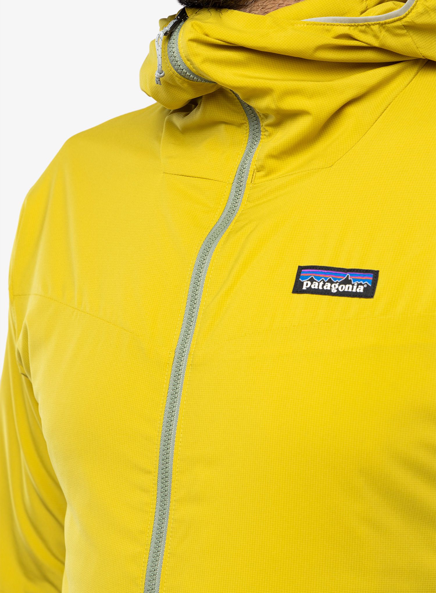 Hibridna jakna Patagonia Nano-Air Light Hybrid Hoody - shrub green