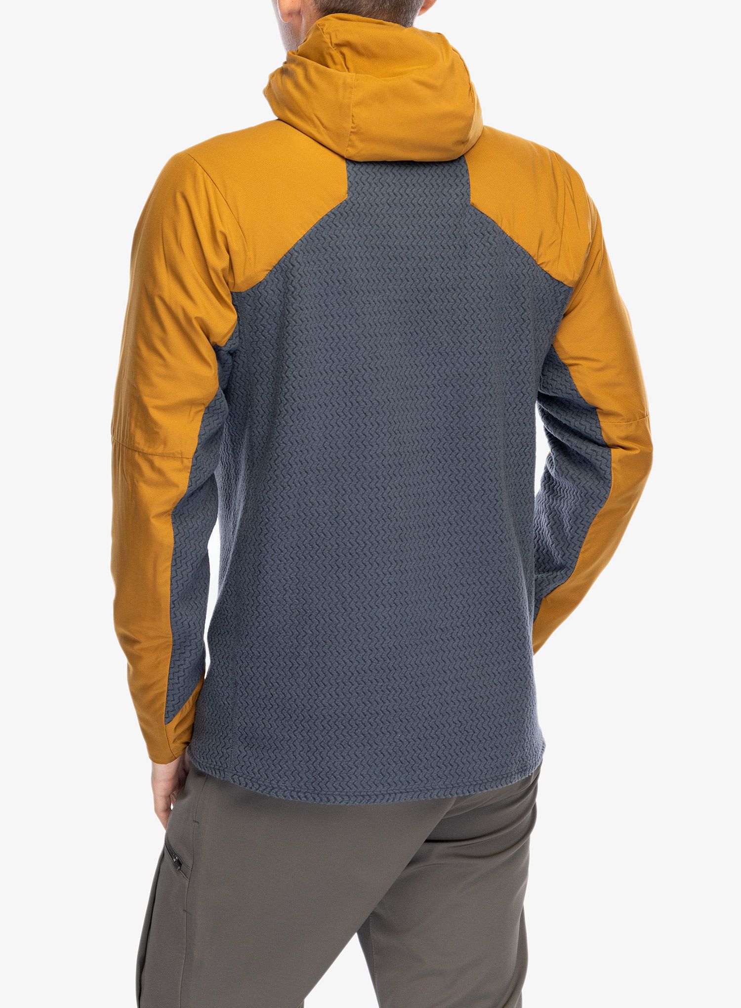 Hibridna jakna Patagonia Nano-Air Light Hybrid Hoody - raptor brown