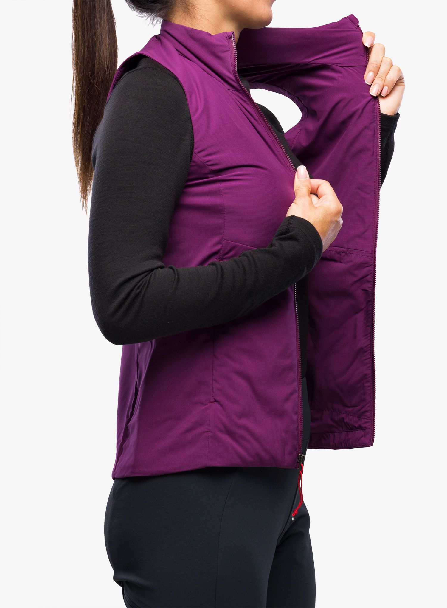 Ženski brezrokavnik Patagonia Nano-Air Light Vest - night plum
