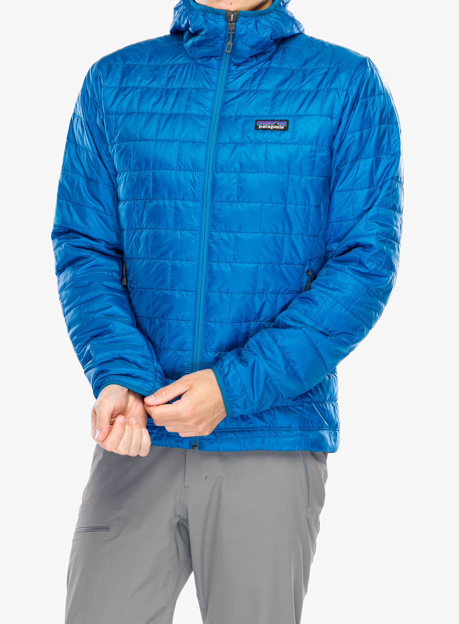 Sintetična jakna Patagonia Nano Puff Hoody - endles blue