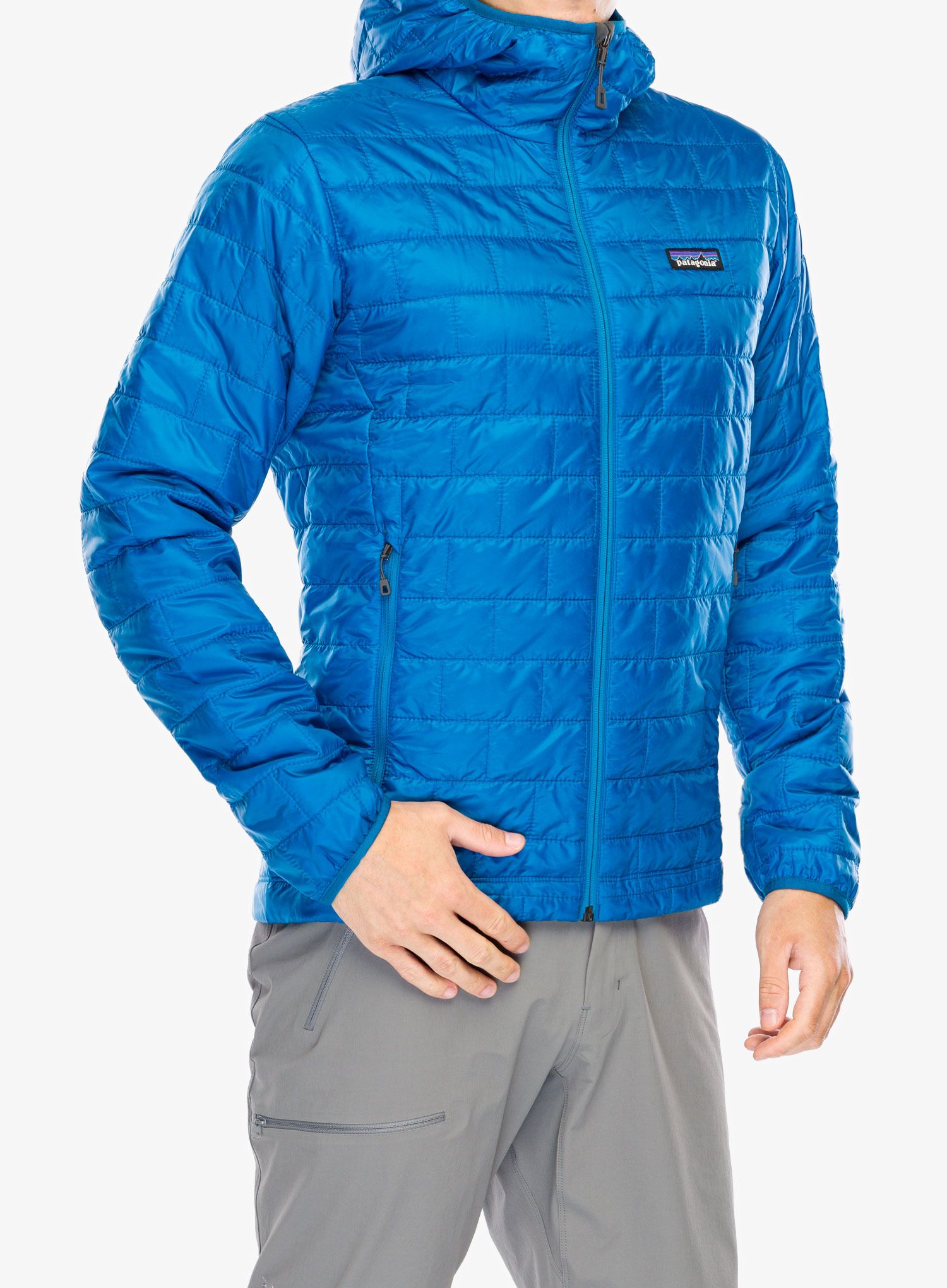 Sintetična jakna Patagonia Nano Puff Hoody - endles blue