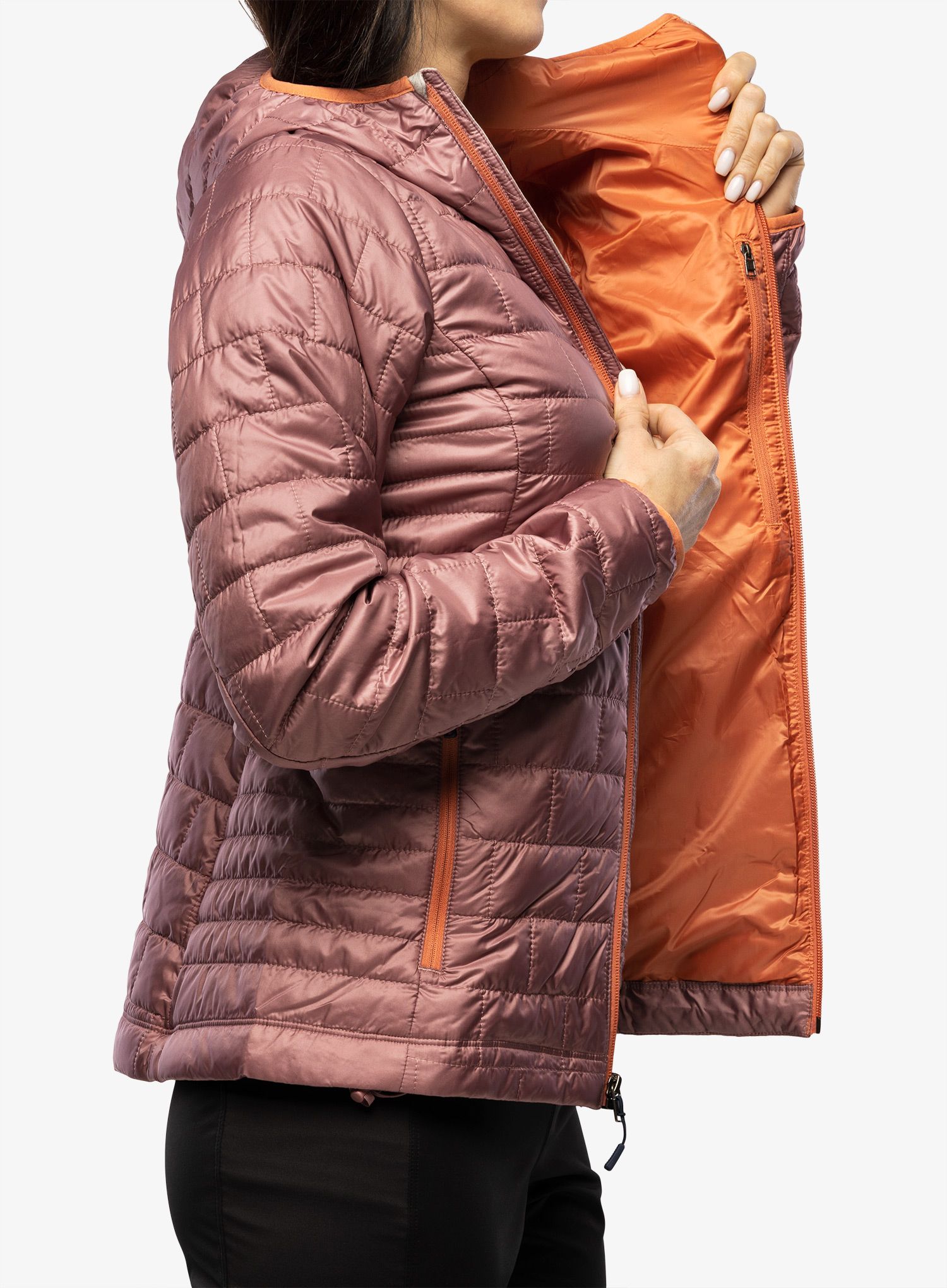 Ženska jakna Patagonia Nano Puff Hoody - evening mauve
