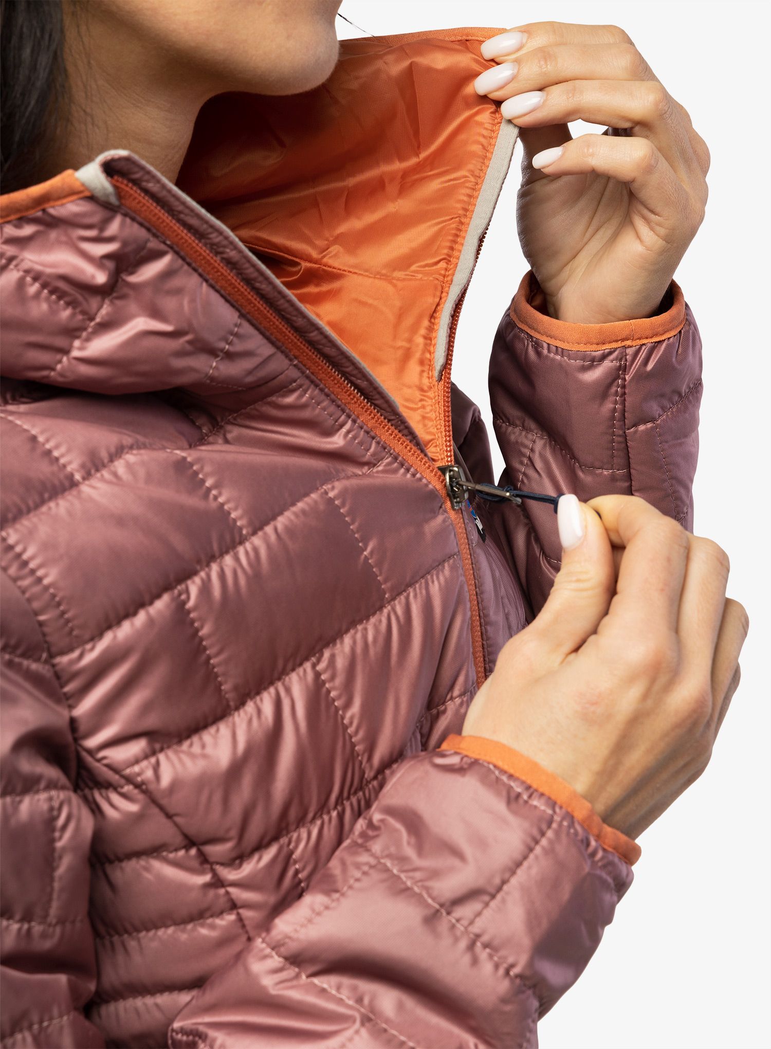 Ženska jakna Patagonia Nano Puff Hoody - evening mauve