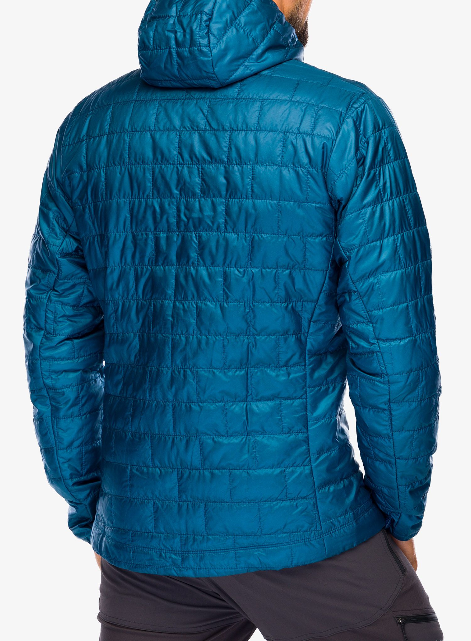 Sintetična jakna Patagonia Nano Puff Hoody - lagom blue