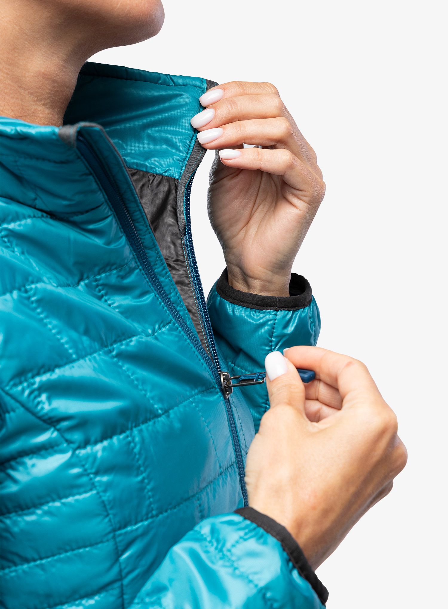 Ženska sintetična jakna Patagonia Nano Puff Jacket - belay blue