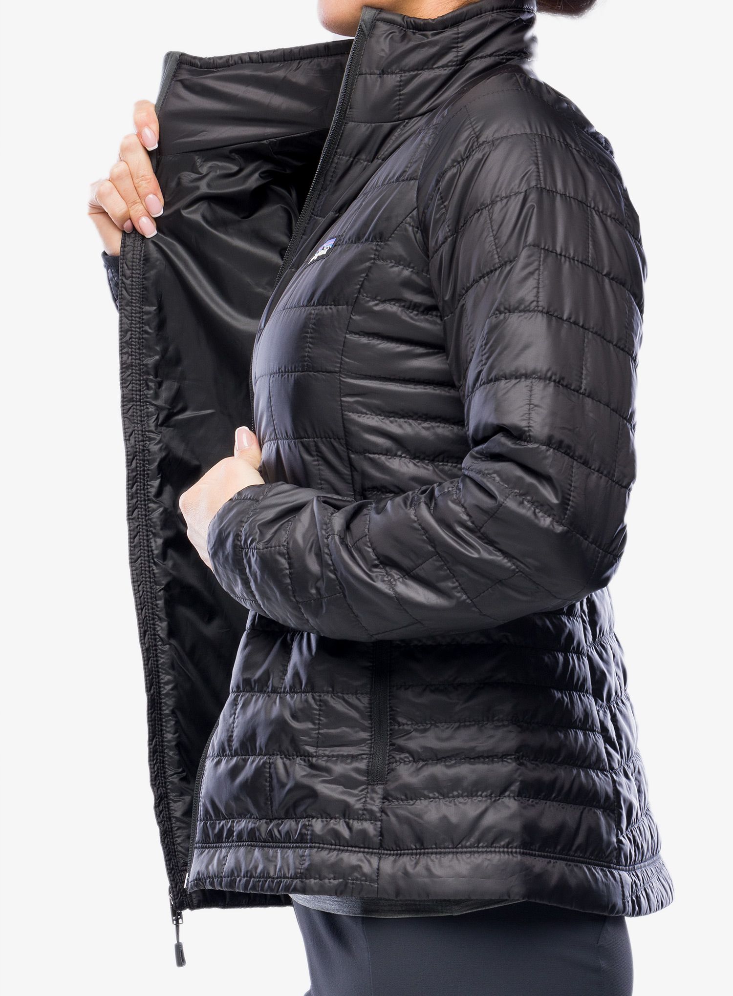 Ženska sintetična jakna Patagonia Nano Puff Jacket - black