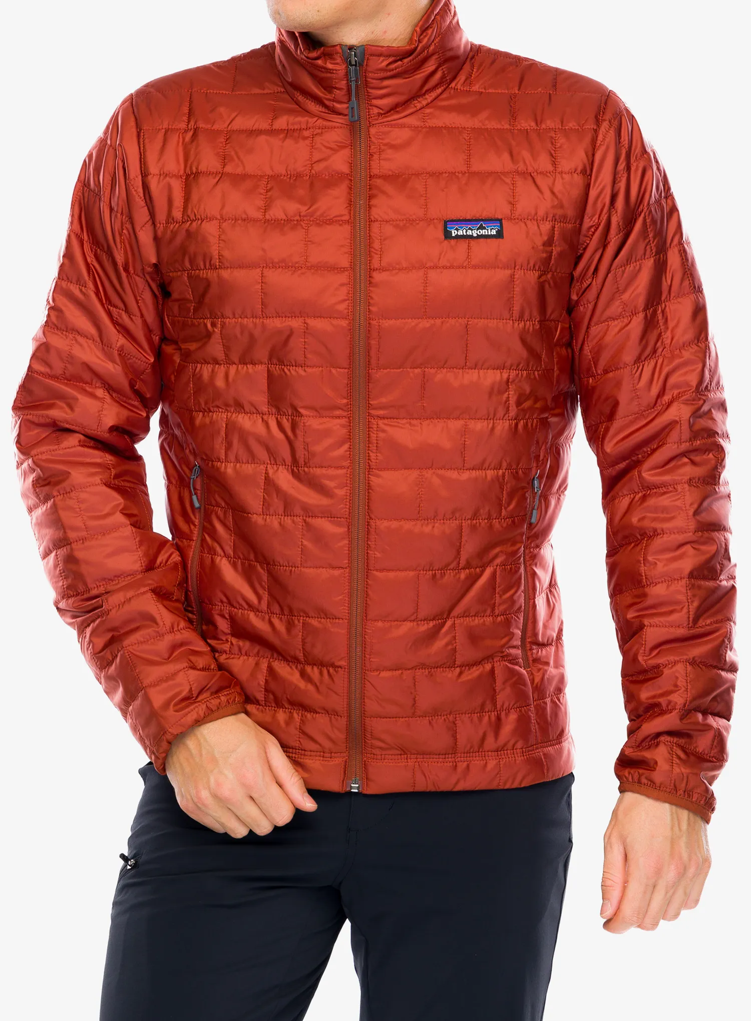 Sintetična jakna Patagonia Nano Puff Jacket - burnished red