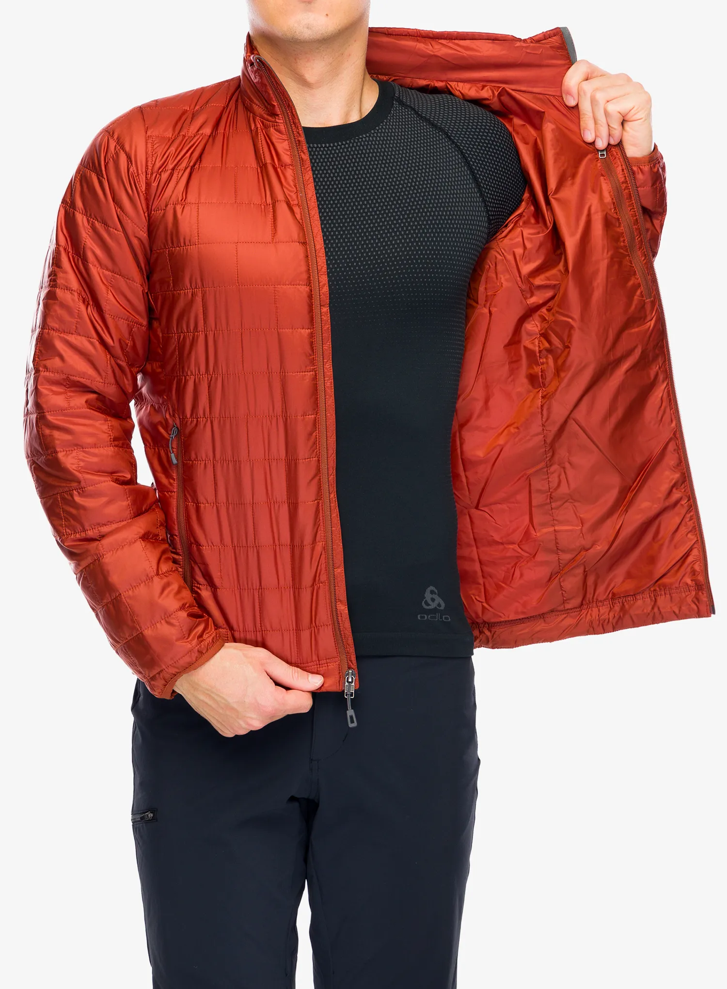 Sintetična jakna Patagonia Nano Puff Jacket - burnished red