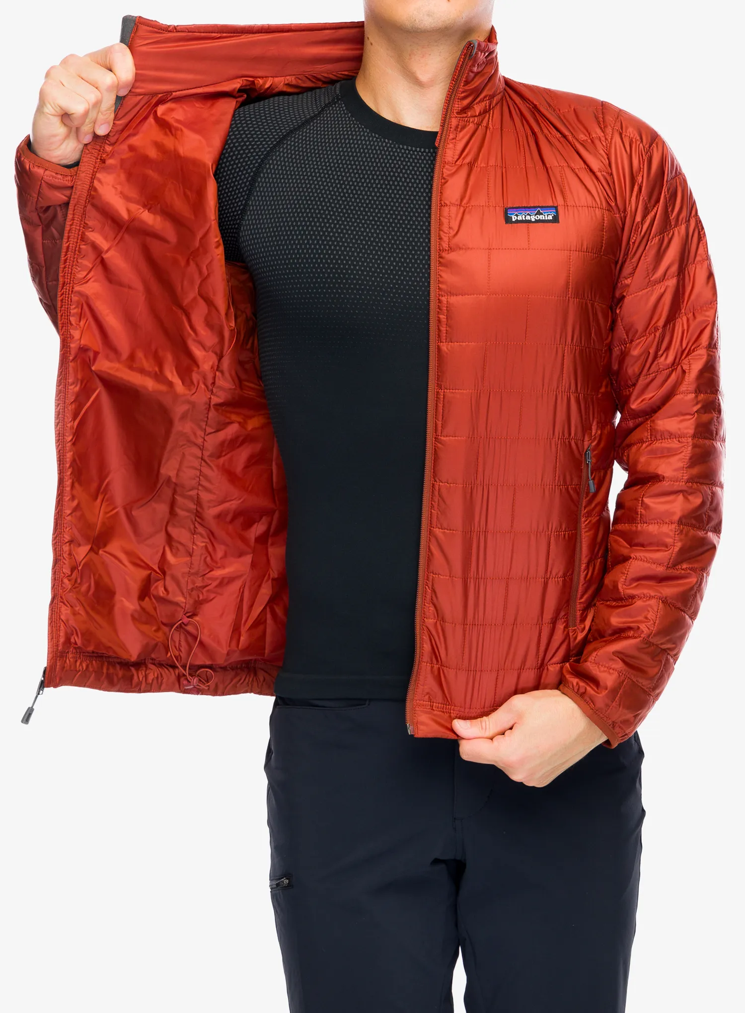 Sintetična jakna Patagonia Nano Puff Jacket - burnished red