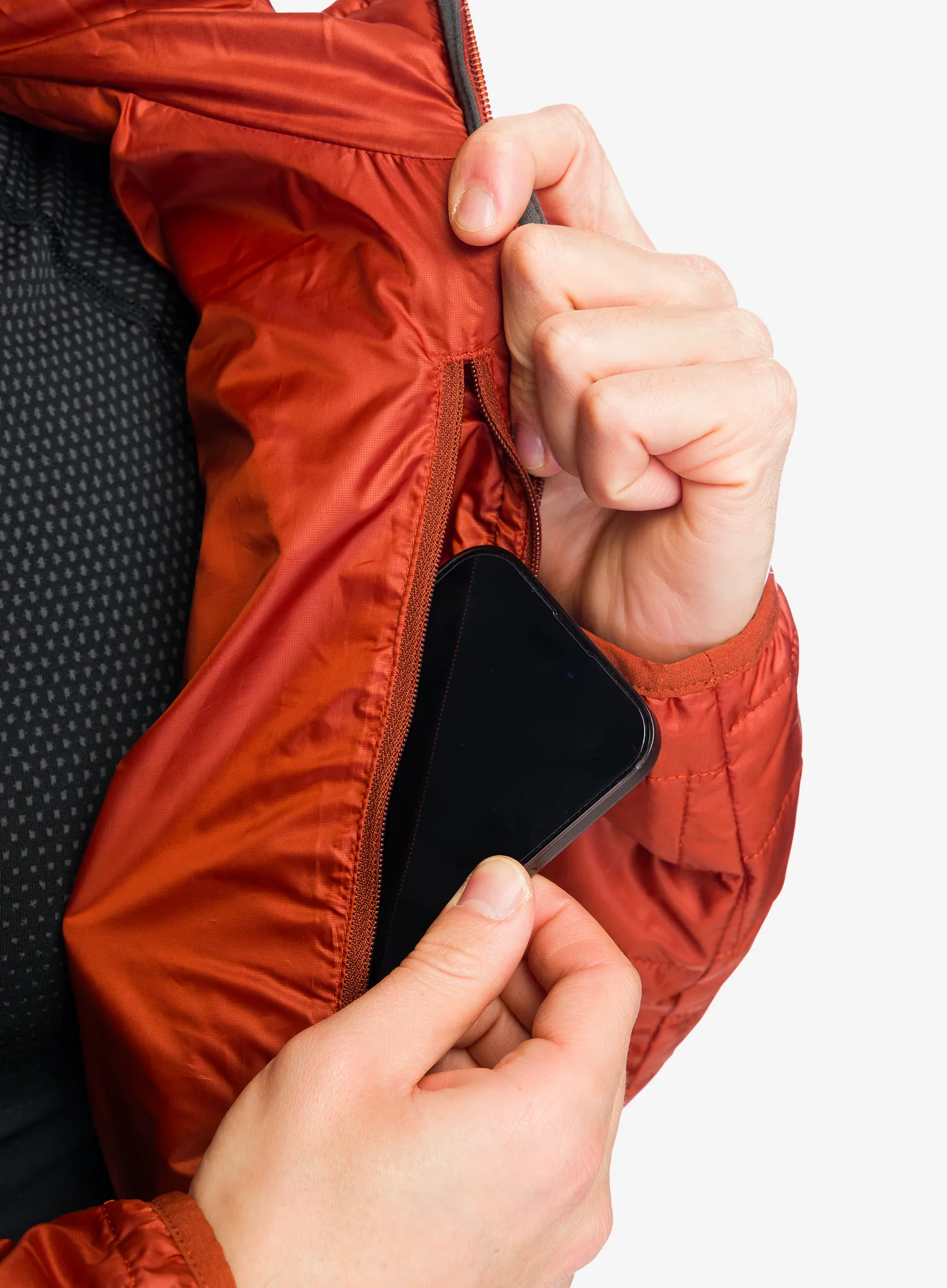 Sintetična jakna Patagonia Nano Puff Jacket - burnished red