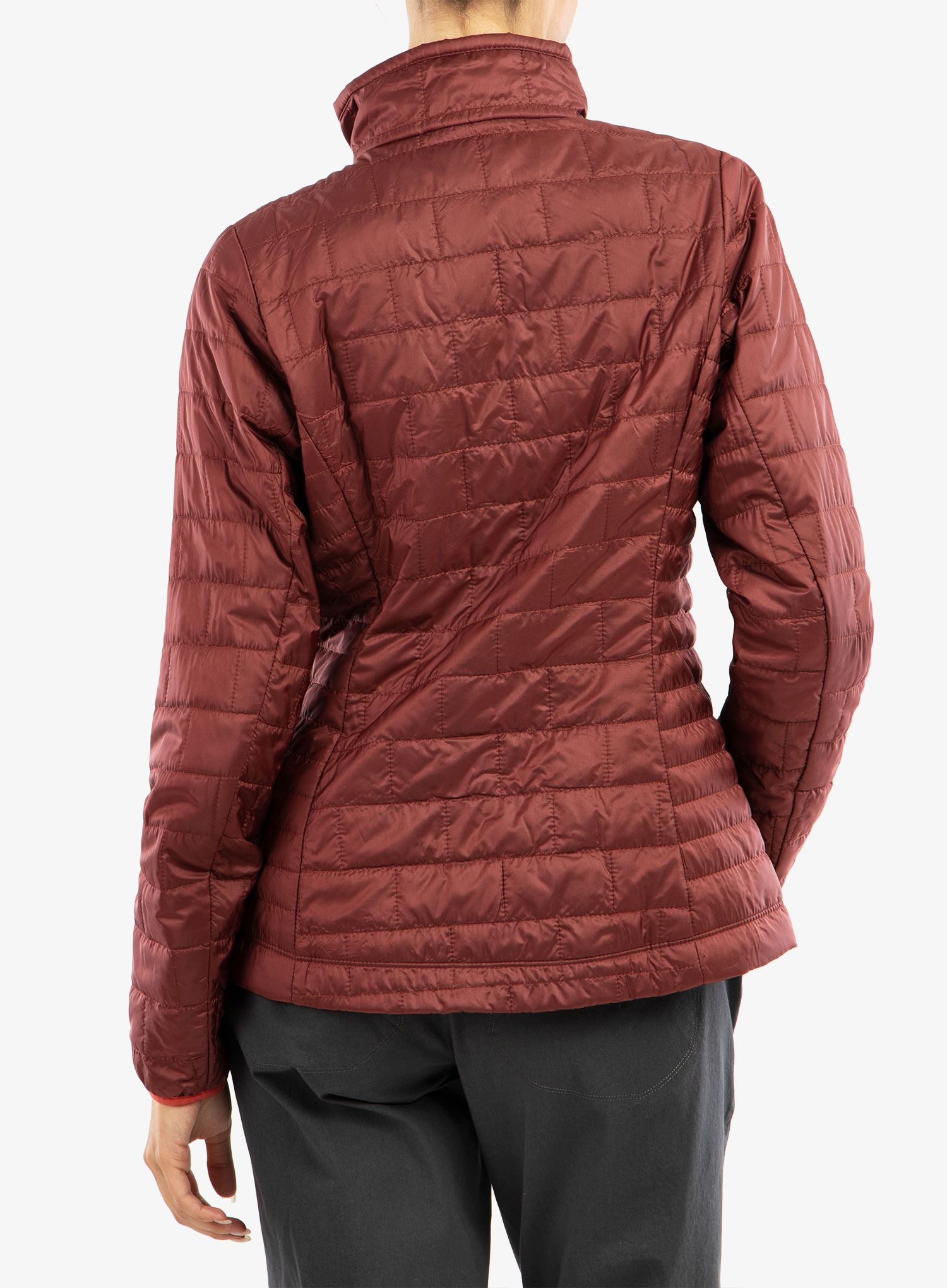 Ženska sintetična jakna Patagonia Nano Puff Jacket - sequoia red