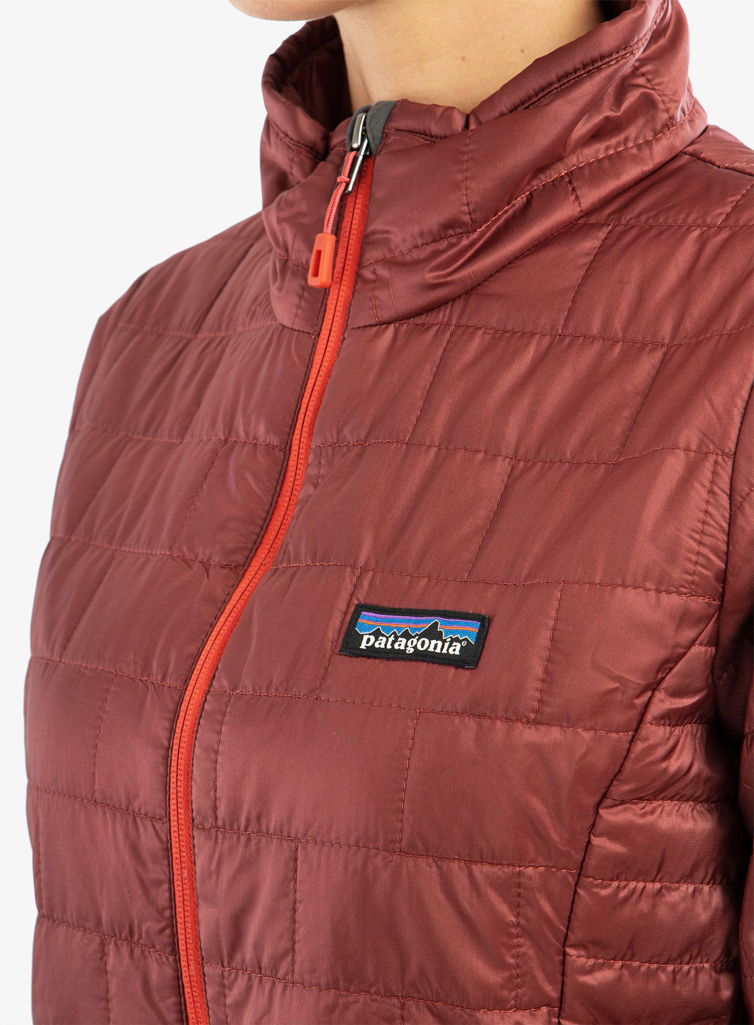 Ženska sintetična jakna Patagonia Nano Puff Jacket - sequoia red