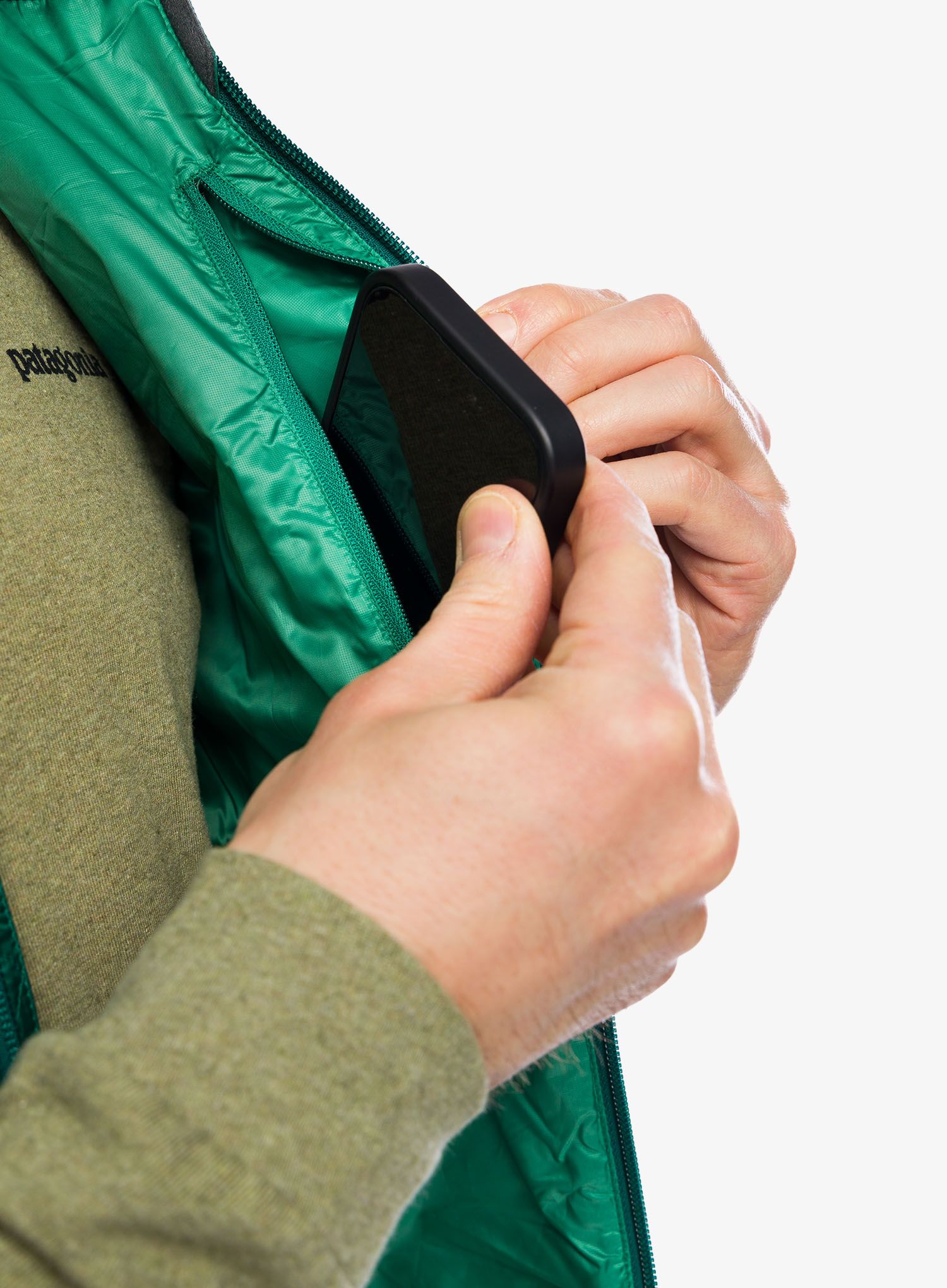 Podložen brezrokavnik Patagonia Nano Puff Vest - conifer green