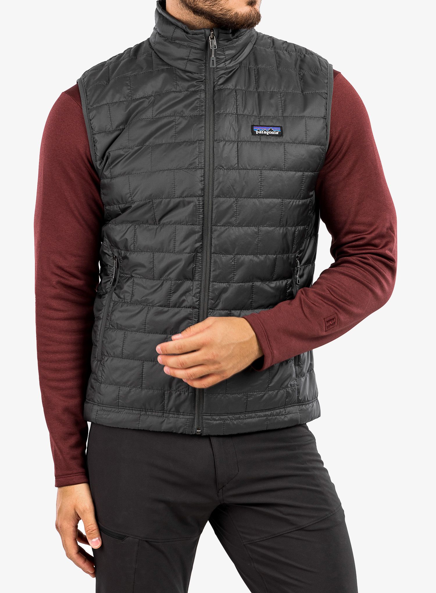 Moški brezrokavnik Patagonia Nano Puff Vest - forge grey