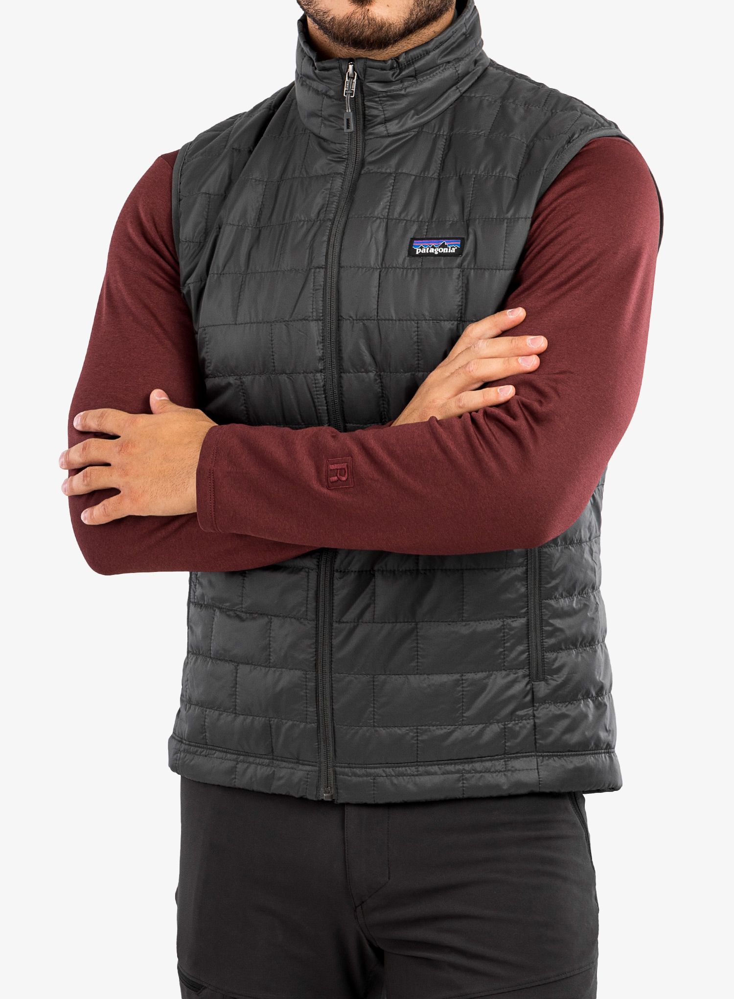 Moški brezrokavnik Patagonia Nano Puff Vest - forge grey