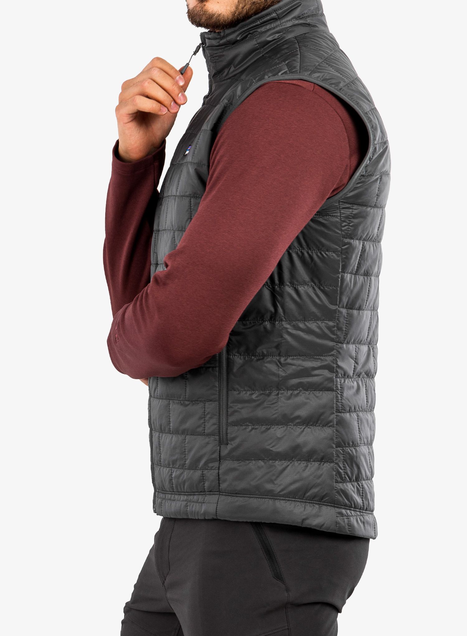 Moški brezrokavnik Patagonia Nano Puff Vest - forge grey