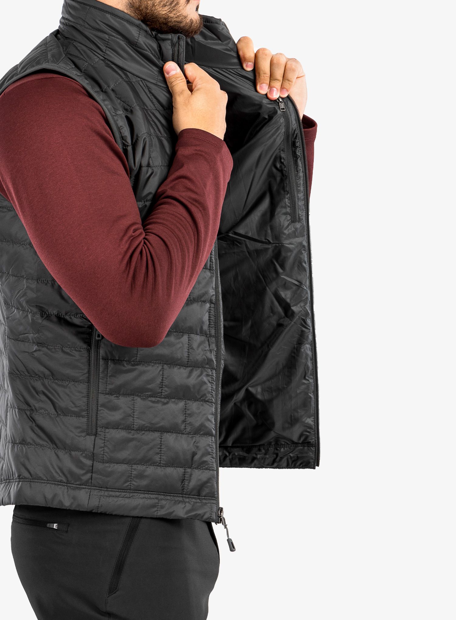 Moški brezrokavnik Patagonia Nano Puff Vest - forge grey