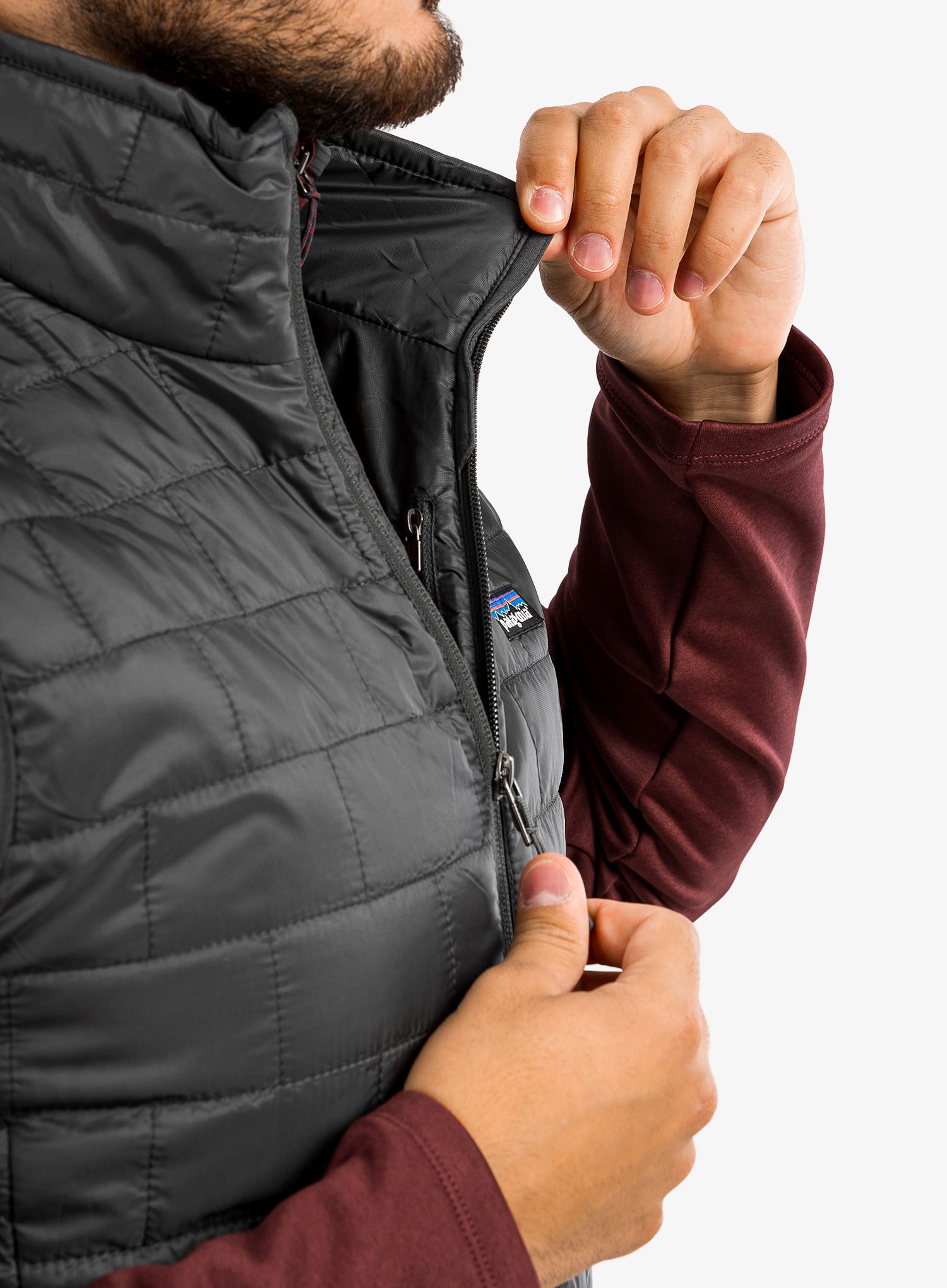 Moški brezrokavnik Patagonia Nano Puff Vest - forge grey