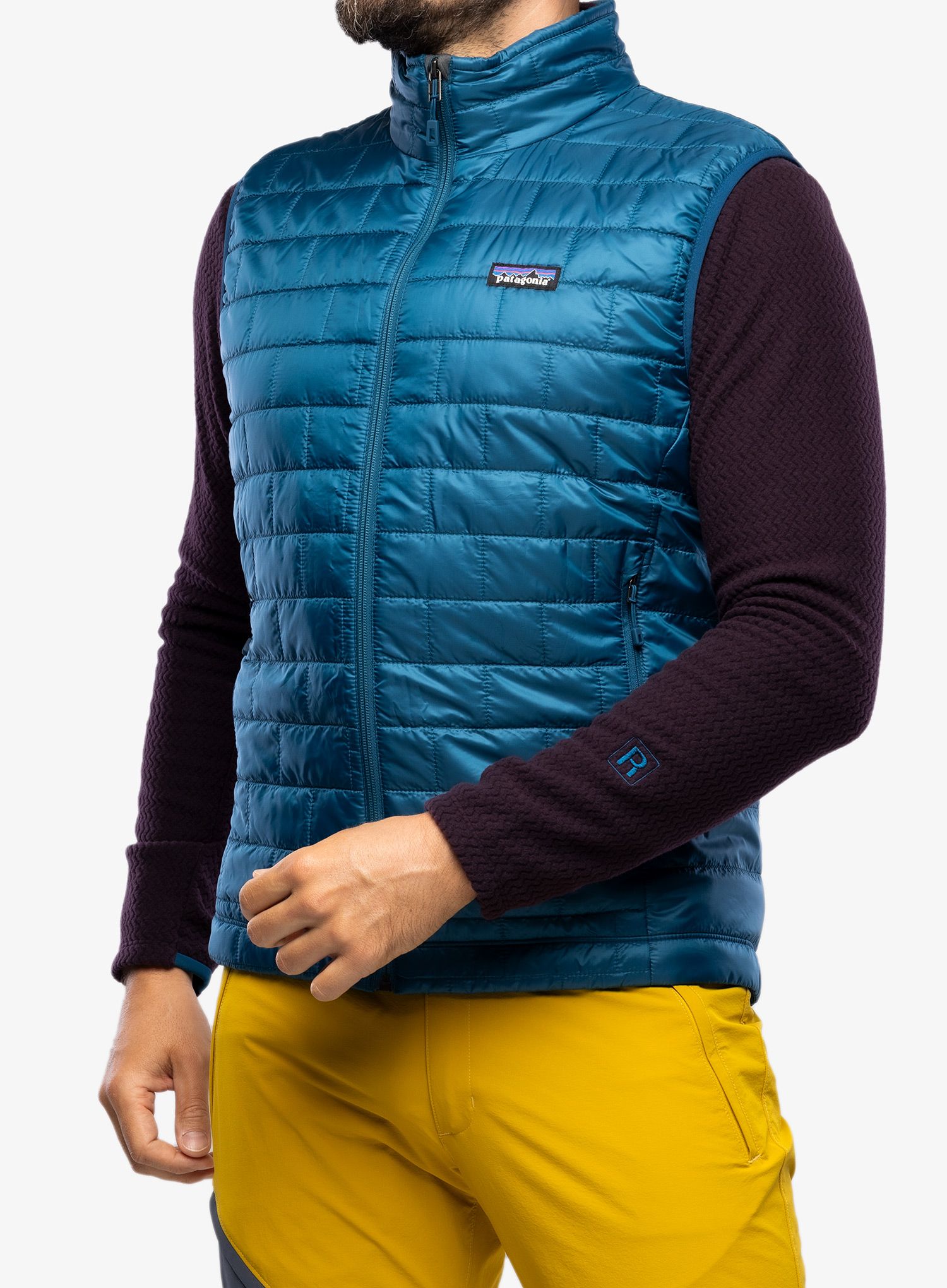 Moški brezrokavnik Patagonia Nano Puff Vest - lagom blue