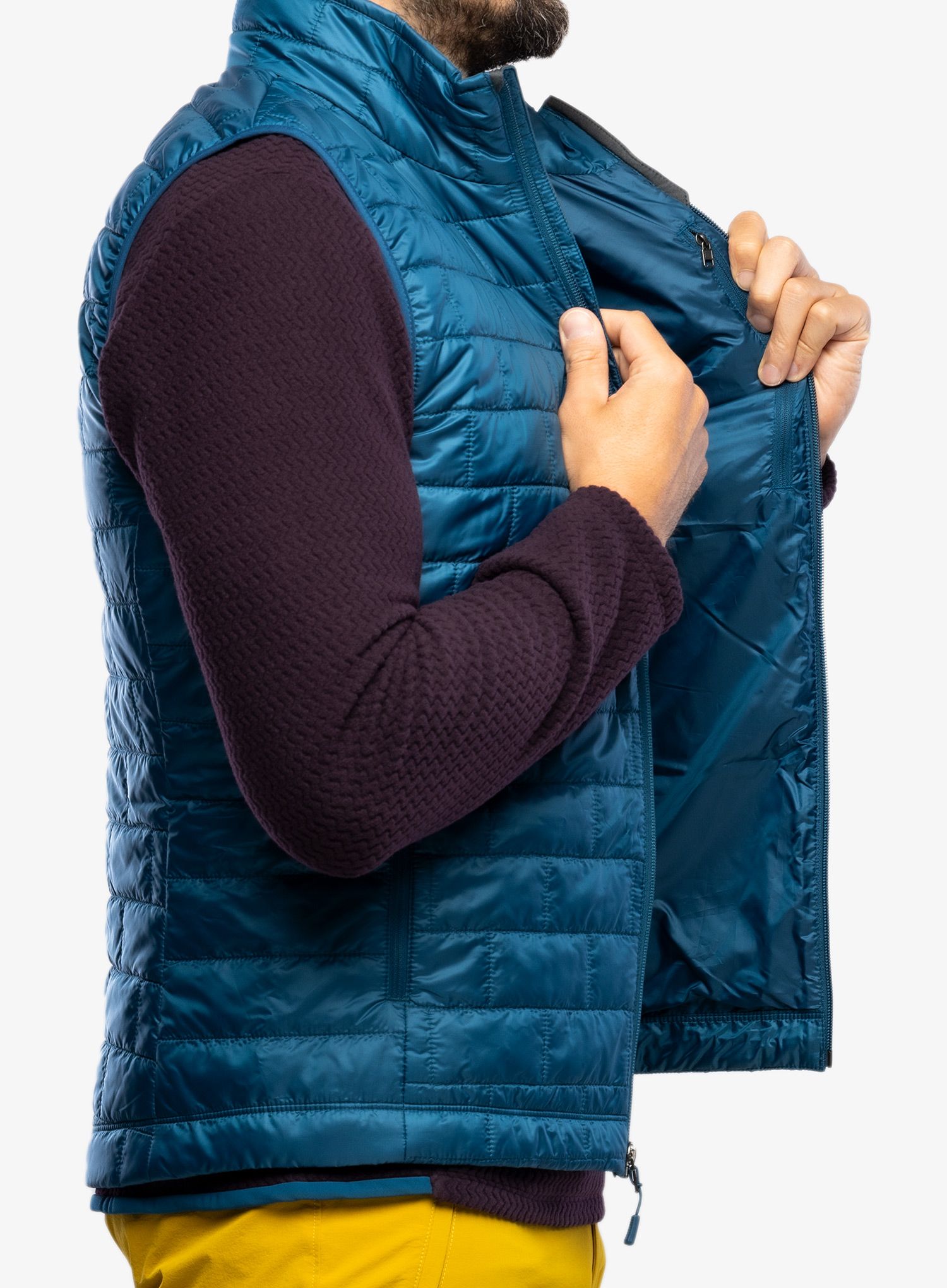 Moški brezrokavnik Patagonia Nano Puff Vest - lagom blue