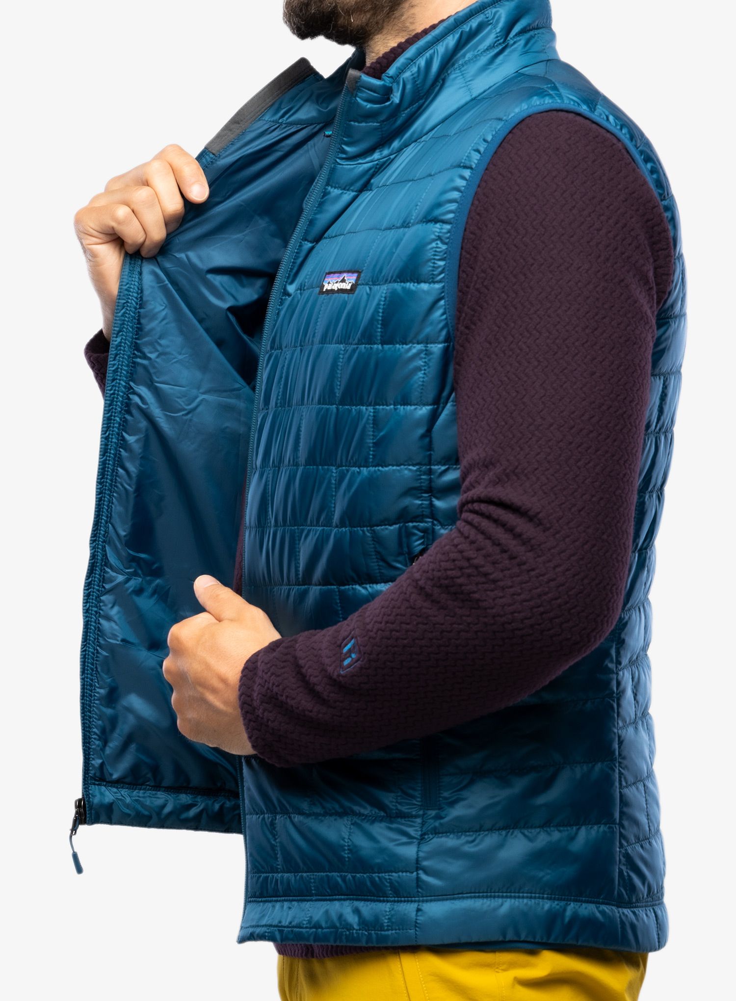 Moški brezrokavnik Patagonia Nano Puff Vest - lagom blue