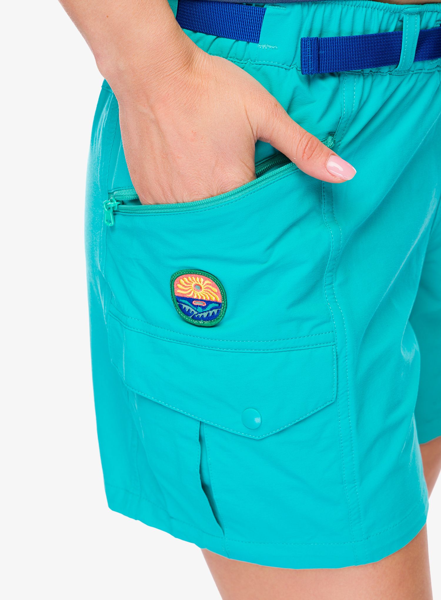 Ženske kratke hlače Patagonia Outdoor Everyday Shorts - subtidal blue